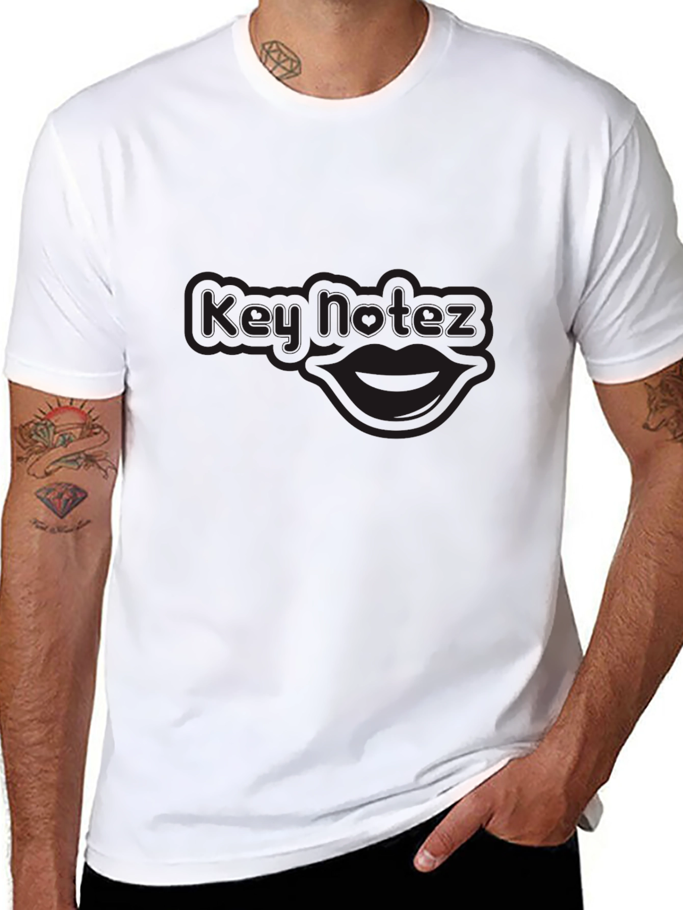 Key Notez T-Shirt - Classic Black Tee