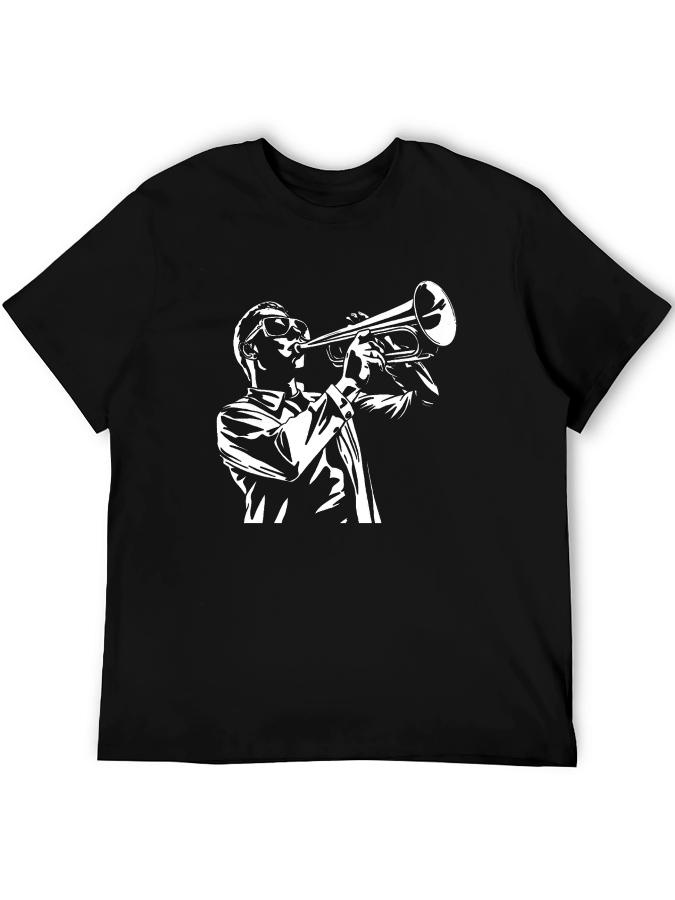 Cool Jazz Trumpet Player Graphic T-Shirt