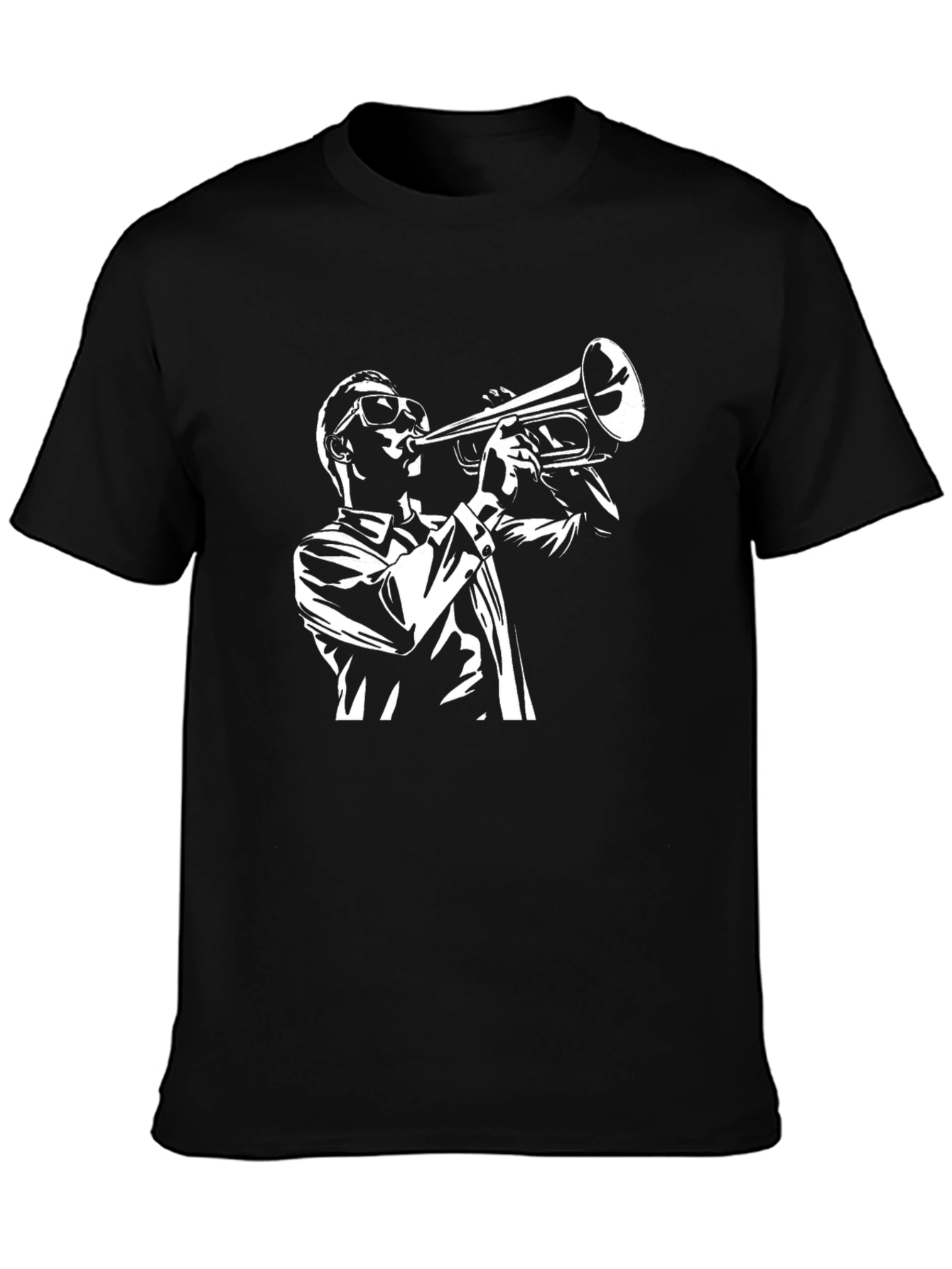 Cool Jazz Trumpet Player Graphic T-Shirt