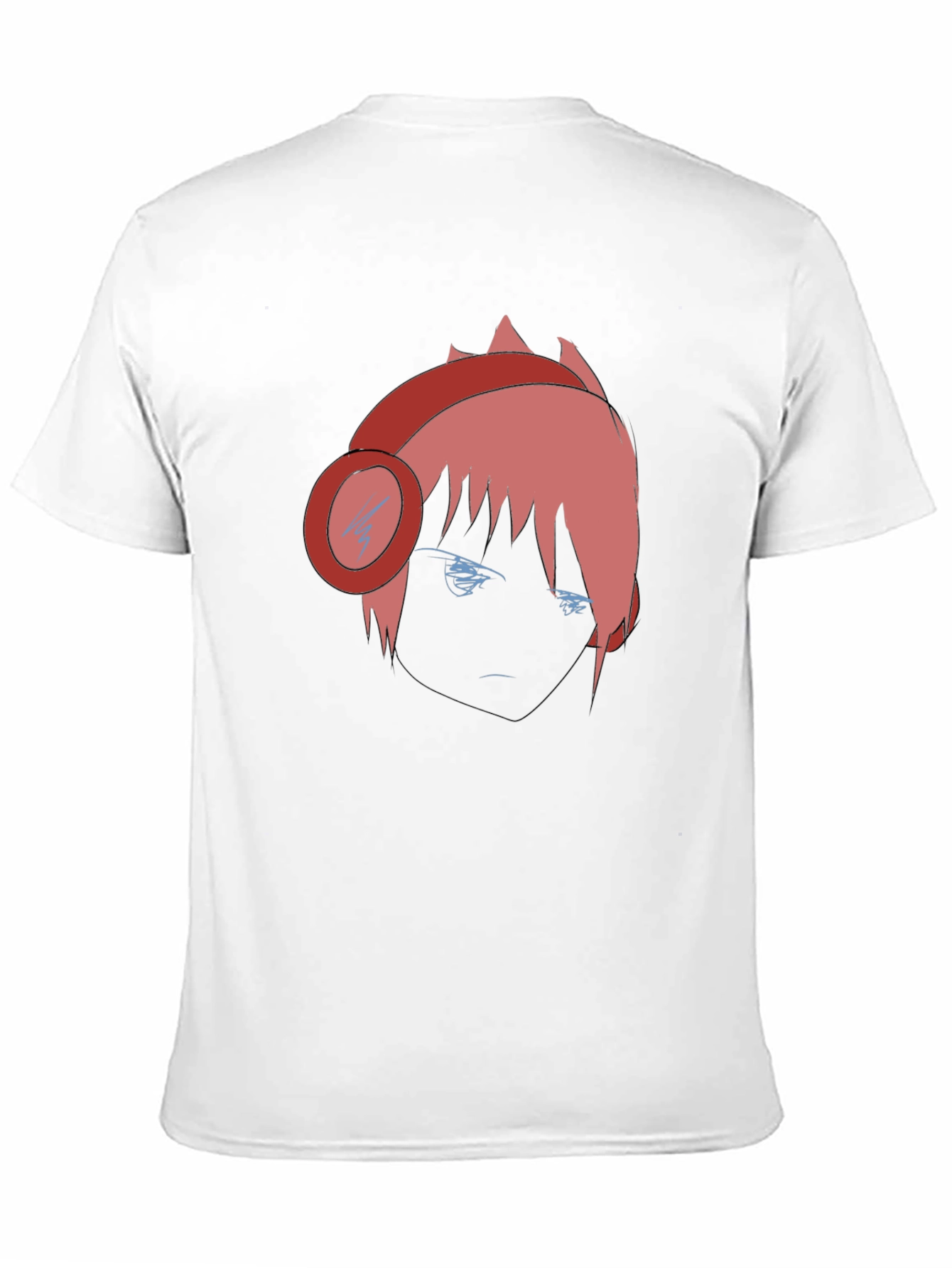 Anime Gamer Graphic Tee - Stylish Black Cotton T-Shirt