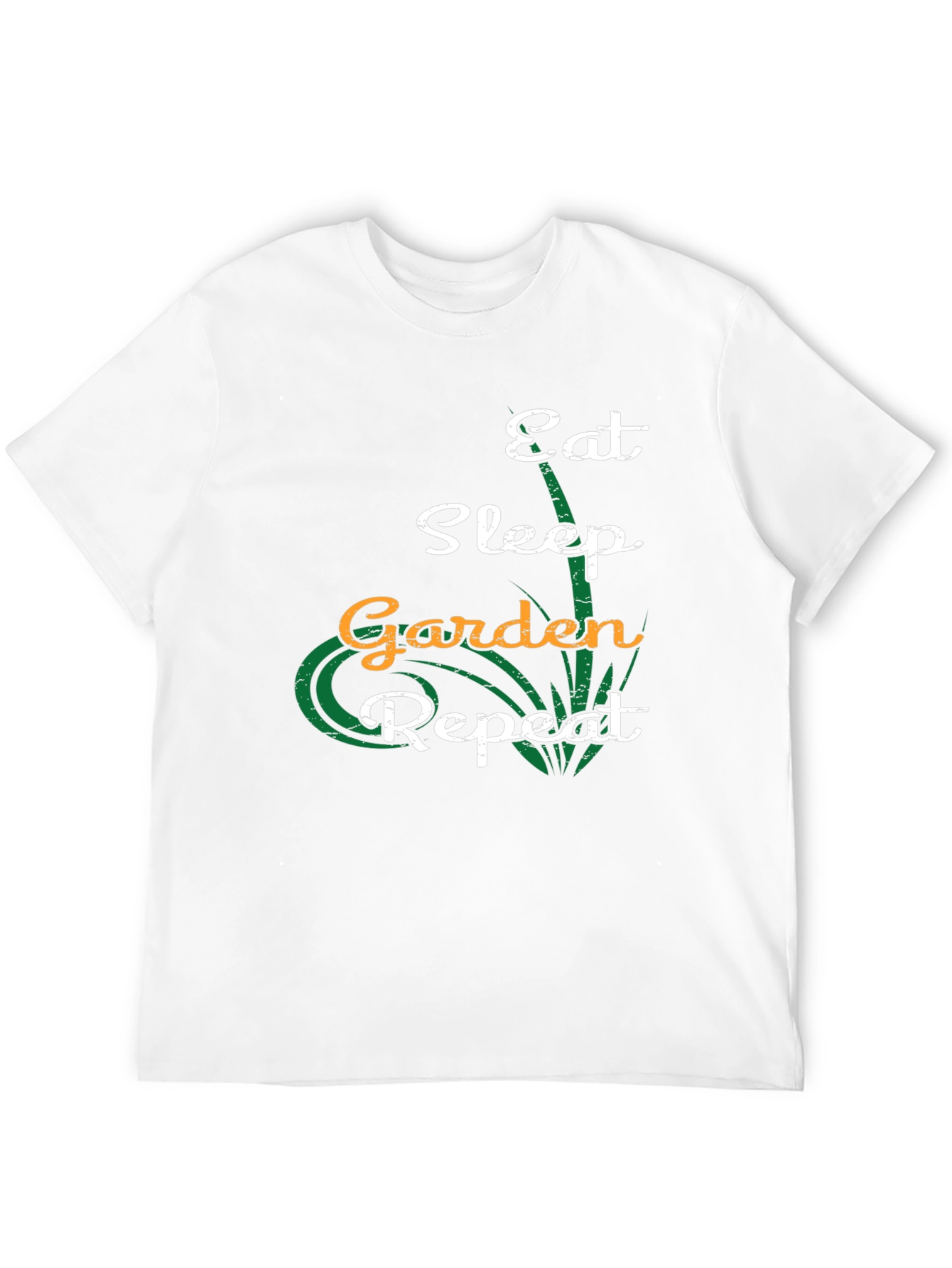 Eat Sleep Garden Repeat Black T-Shirt