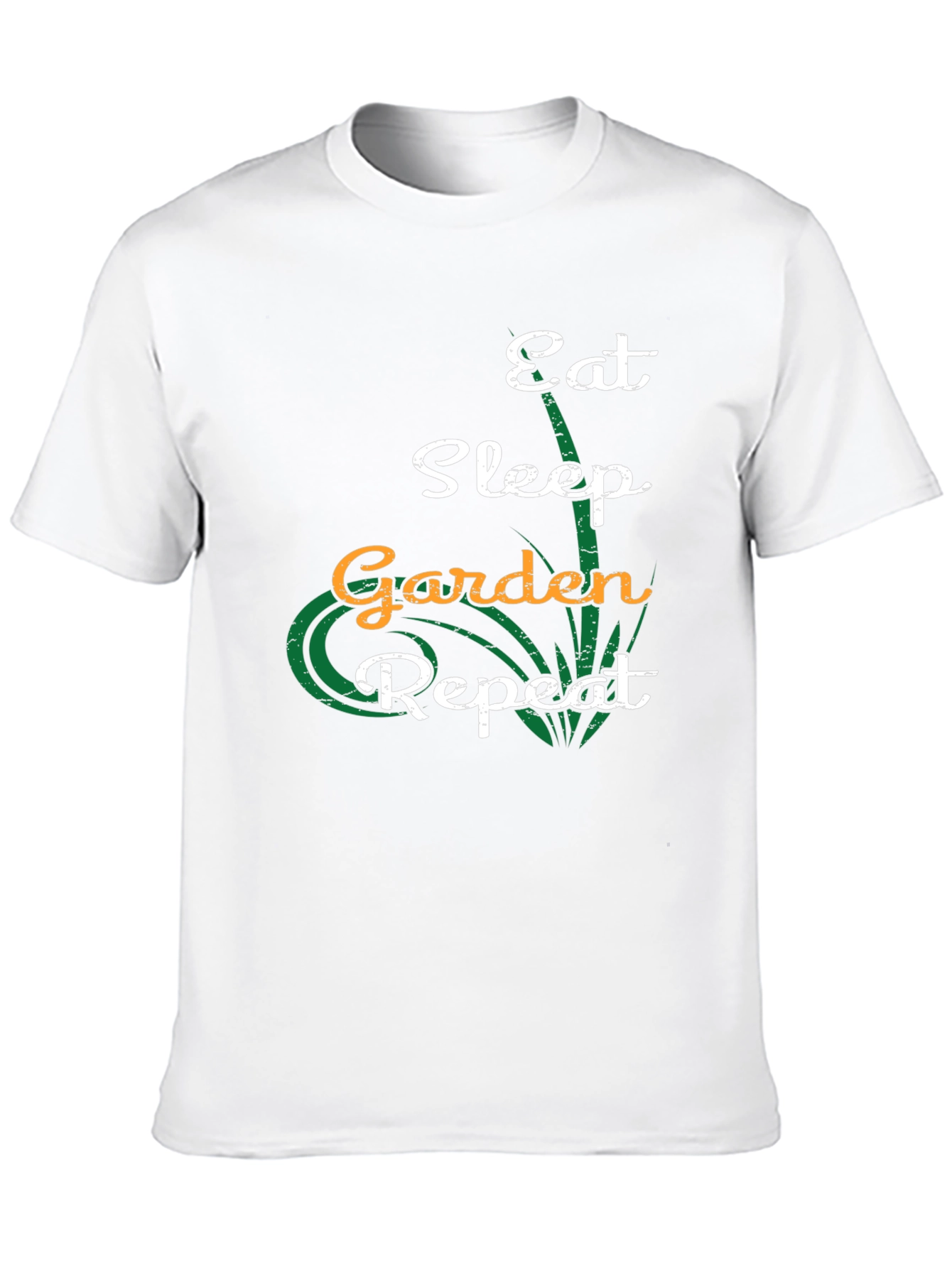 Eat Sleep Garden Repeat Black T-Shirt