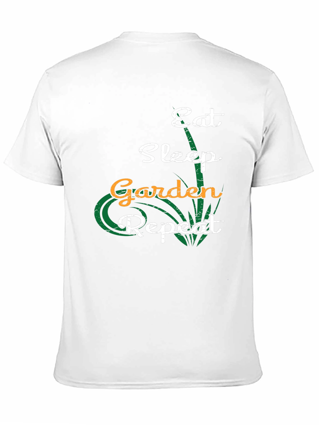 Eat Sleep Garden Repeat Black T-Shirt