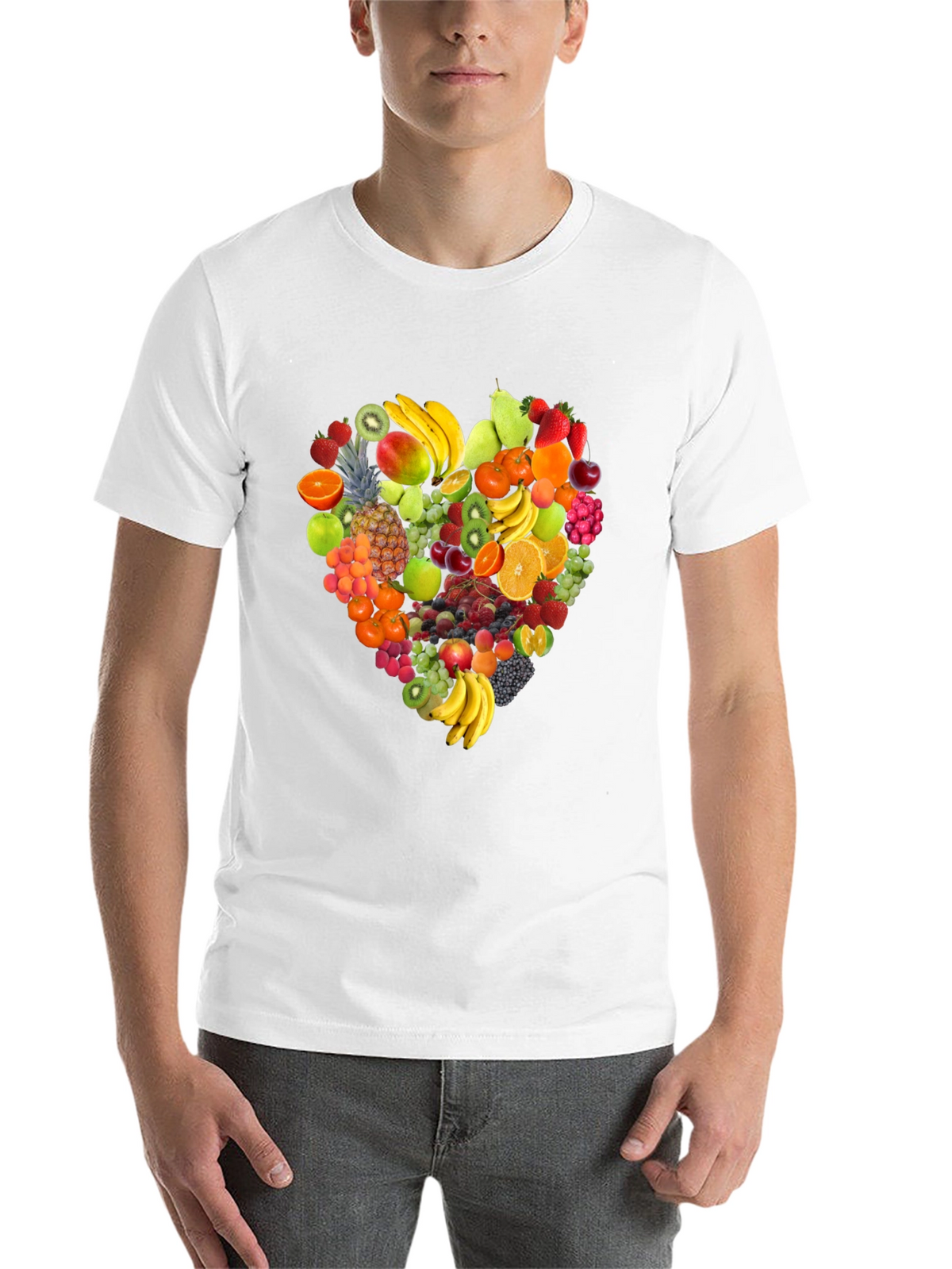 Fruit Heart Graphic T-Shirt