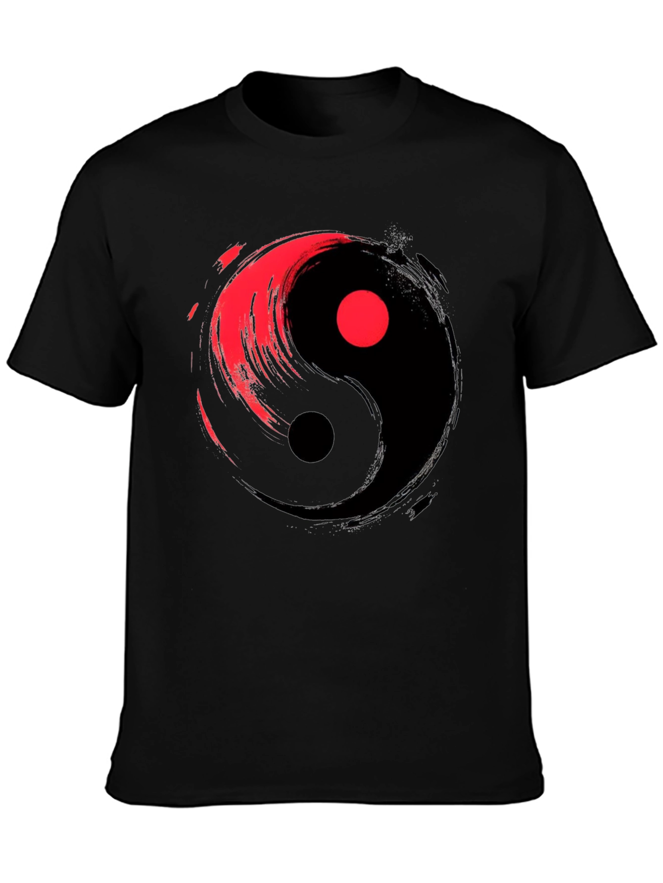 Yin Yang Graphic Tee - Balance and Style