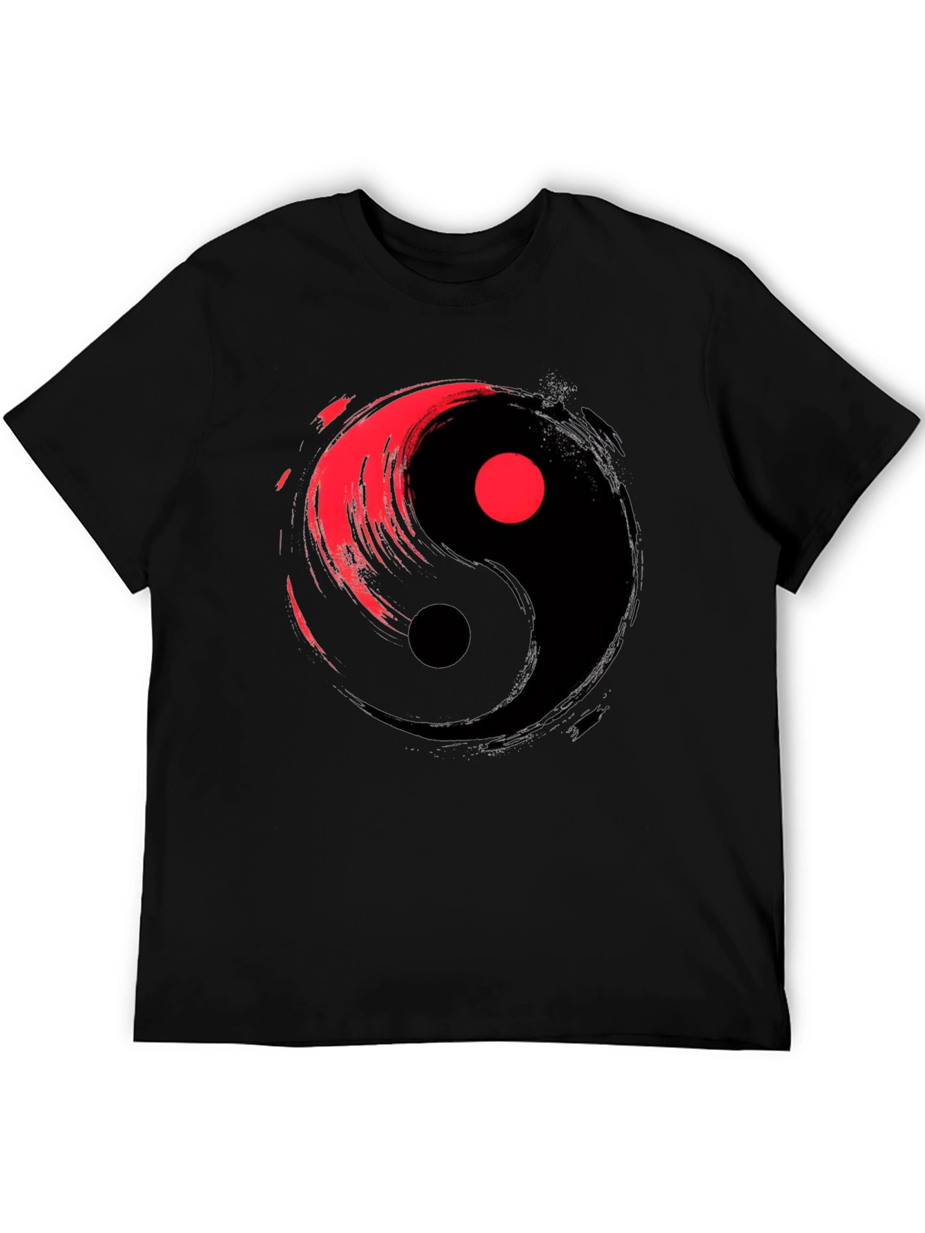 Yin Yang Graphic Tee - Balance and Style
