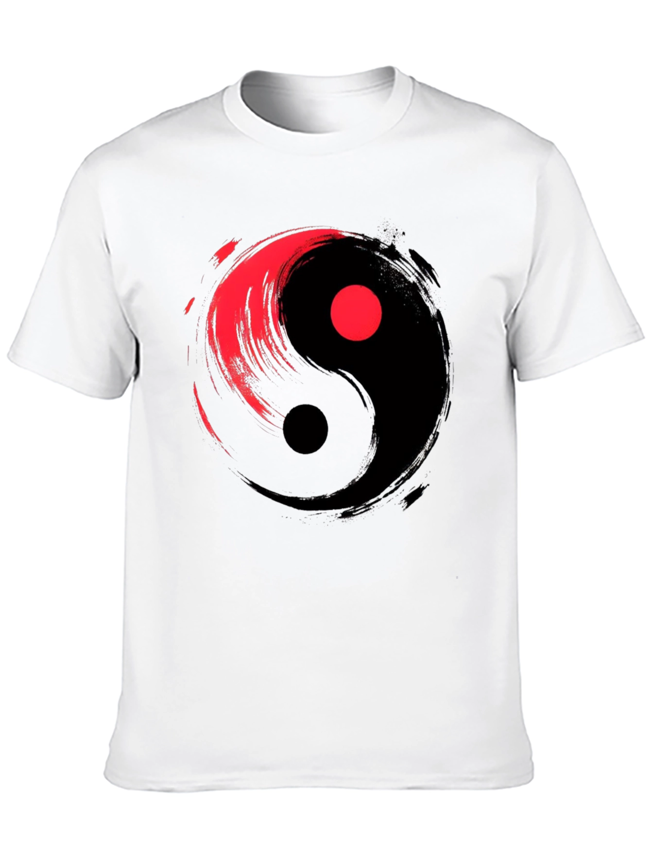 Yin Yang Graphic Tee - Balance and Style