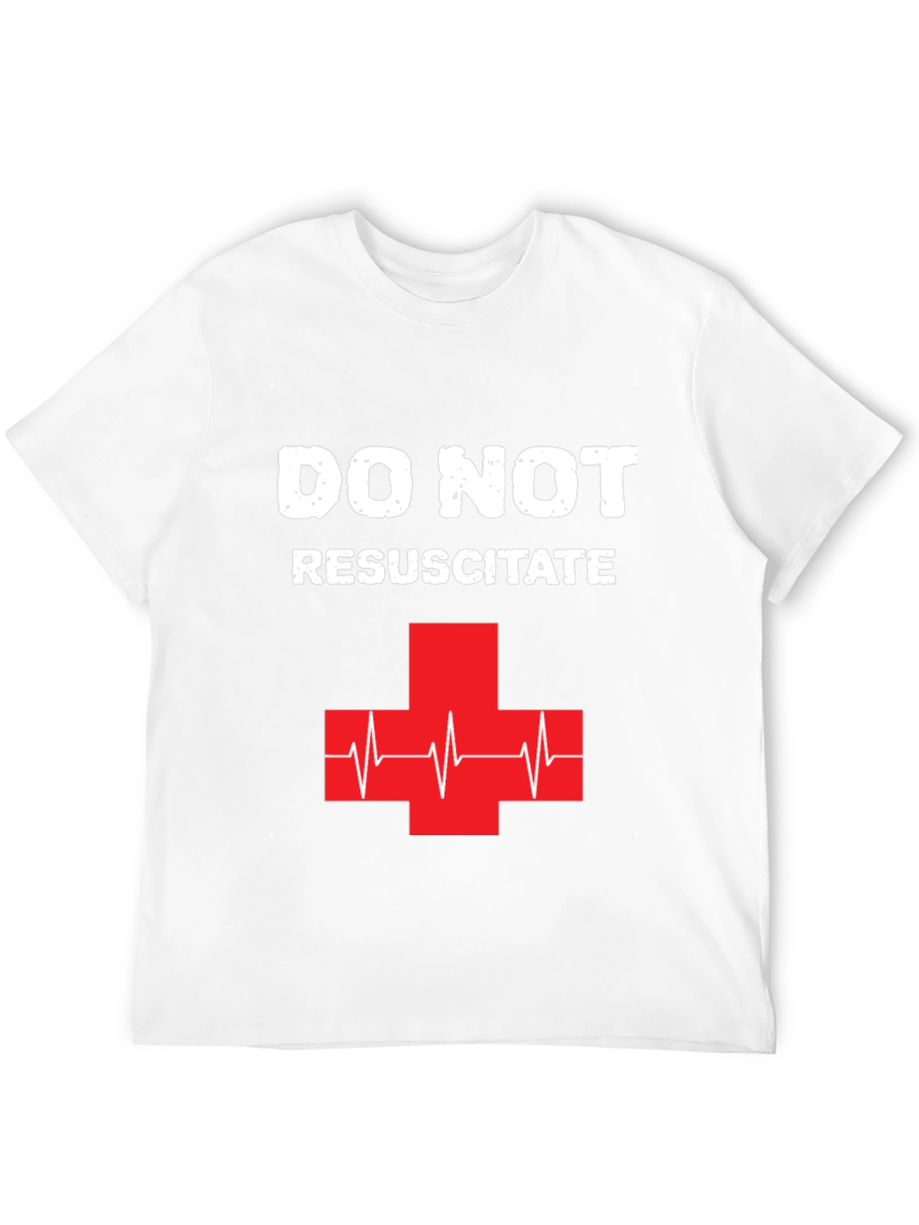 Do Not Resuscitate Graphic T-Shirt - Black Cotton Tee
