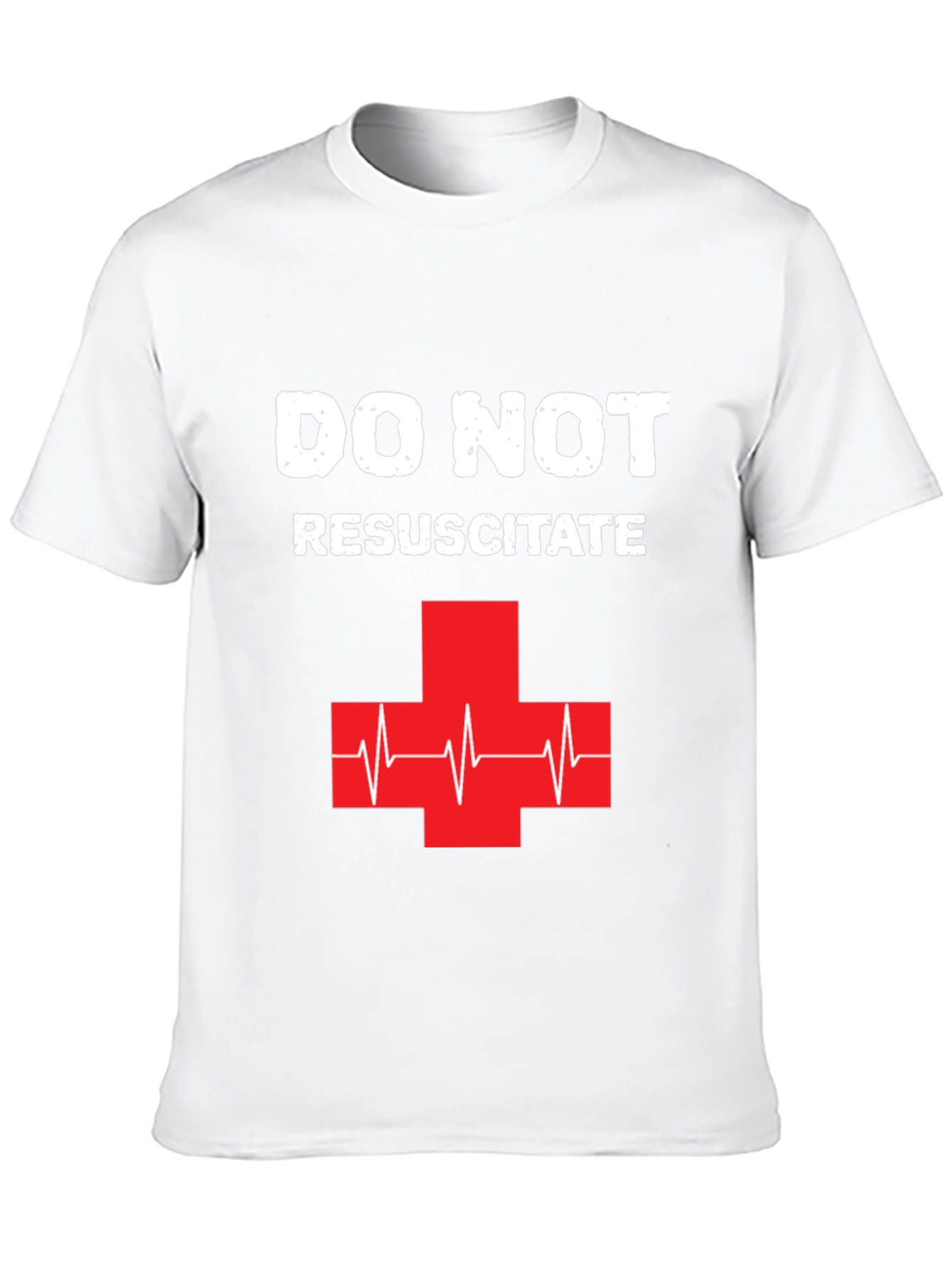 Do Not Resuscitate Graphic T-Shirt - Black Cotton Tee