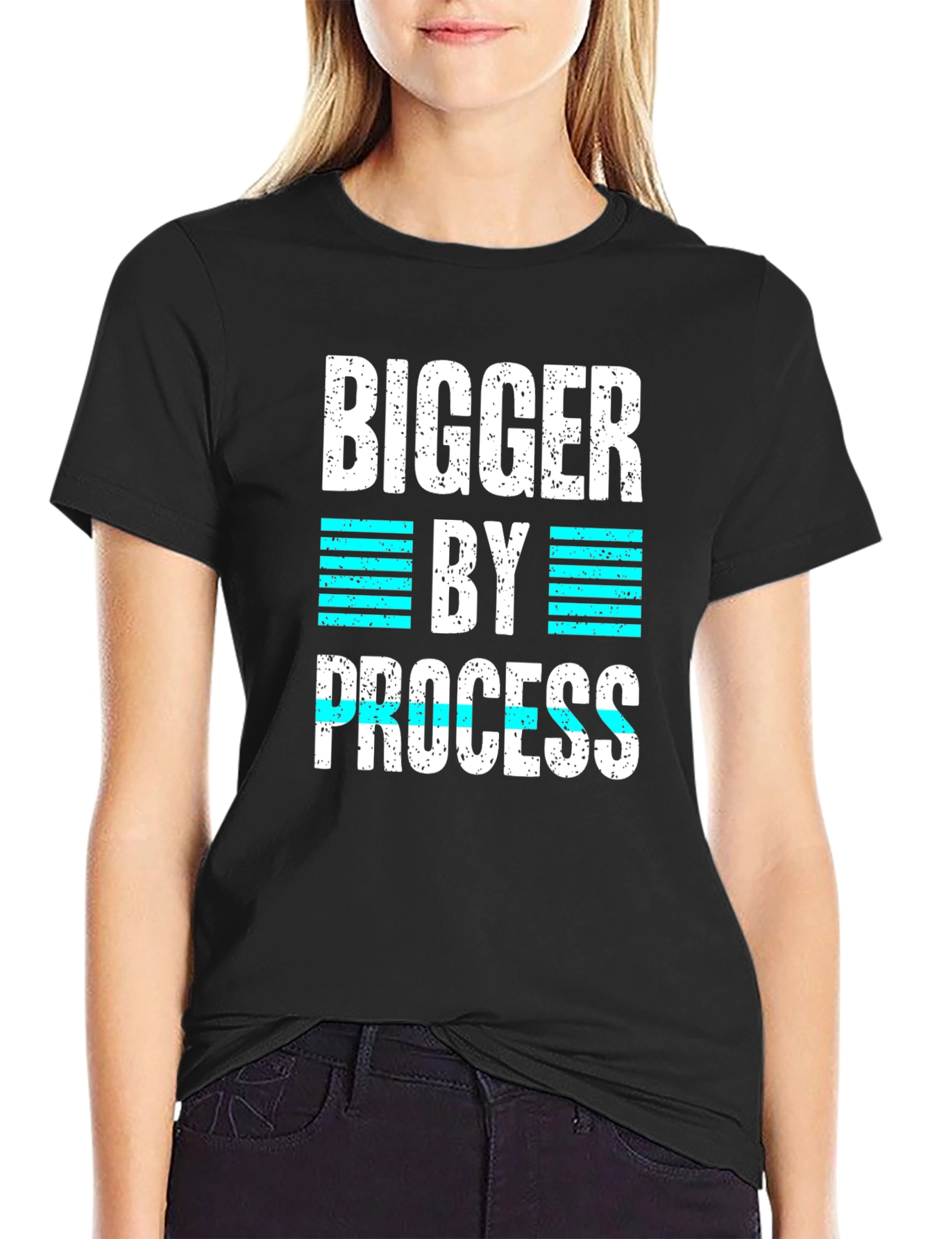 Bigger by Process Graphic Tee - Black