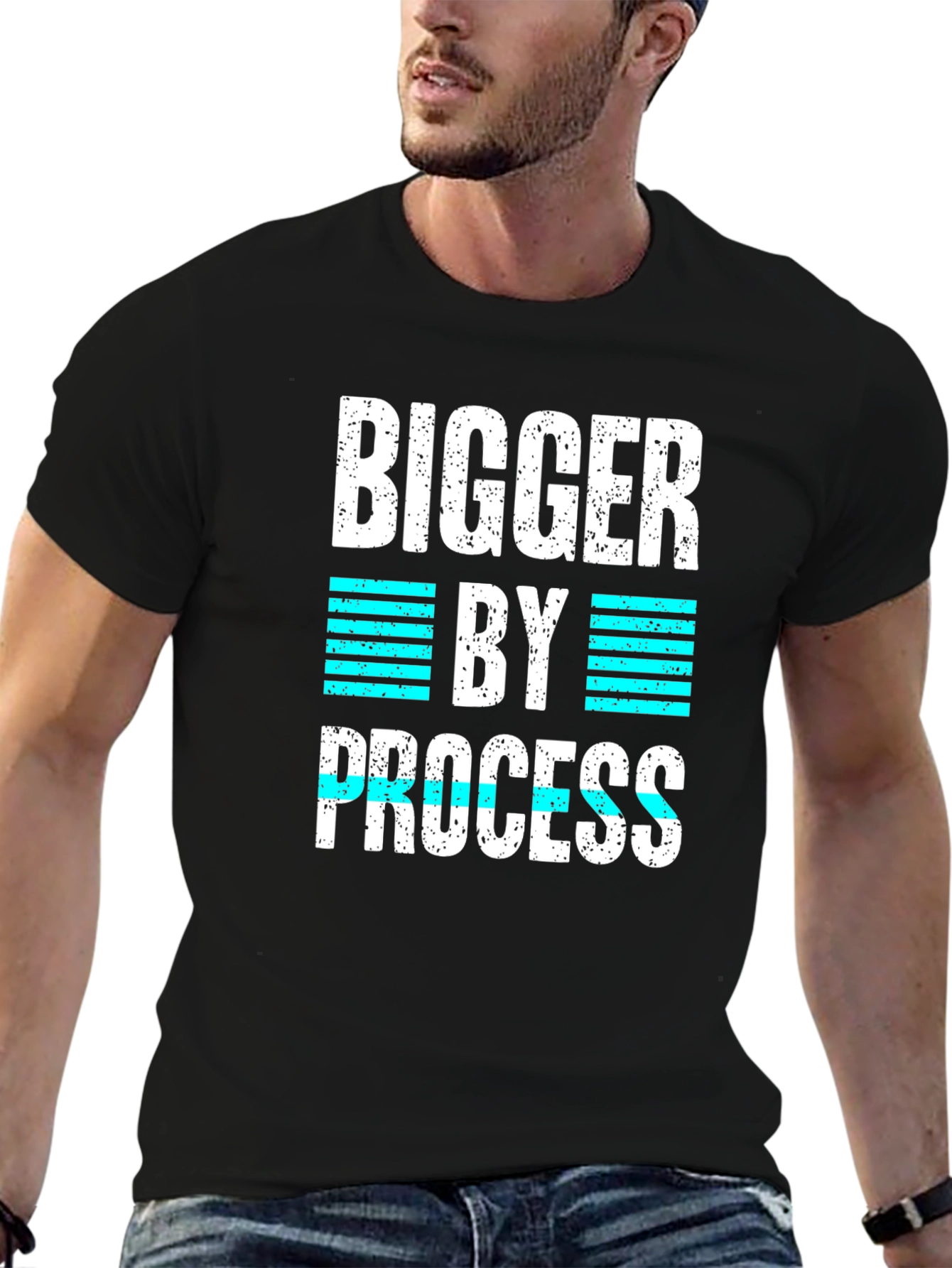 Bigger by Process Graphic Tee - Black
