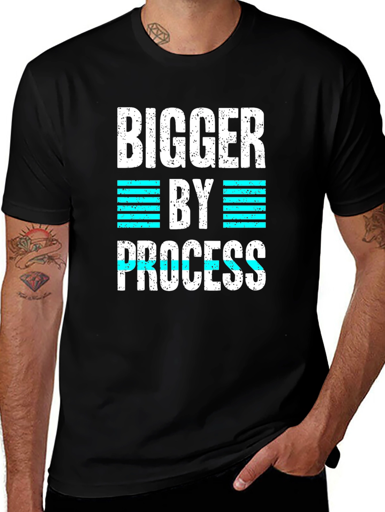 Bigger by Process Graphic Tee - Black