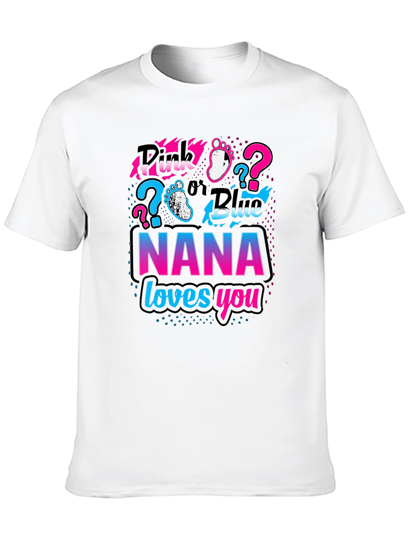 NANA Loves You Gender Reveal T-Shirt