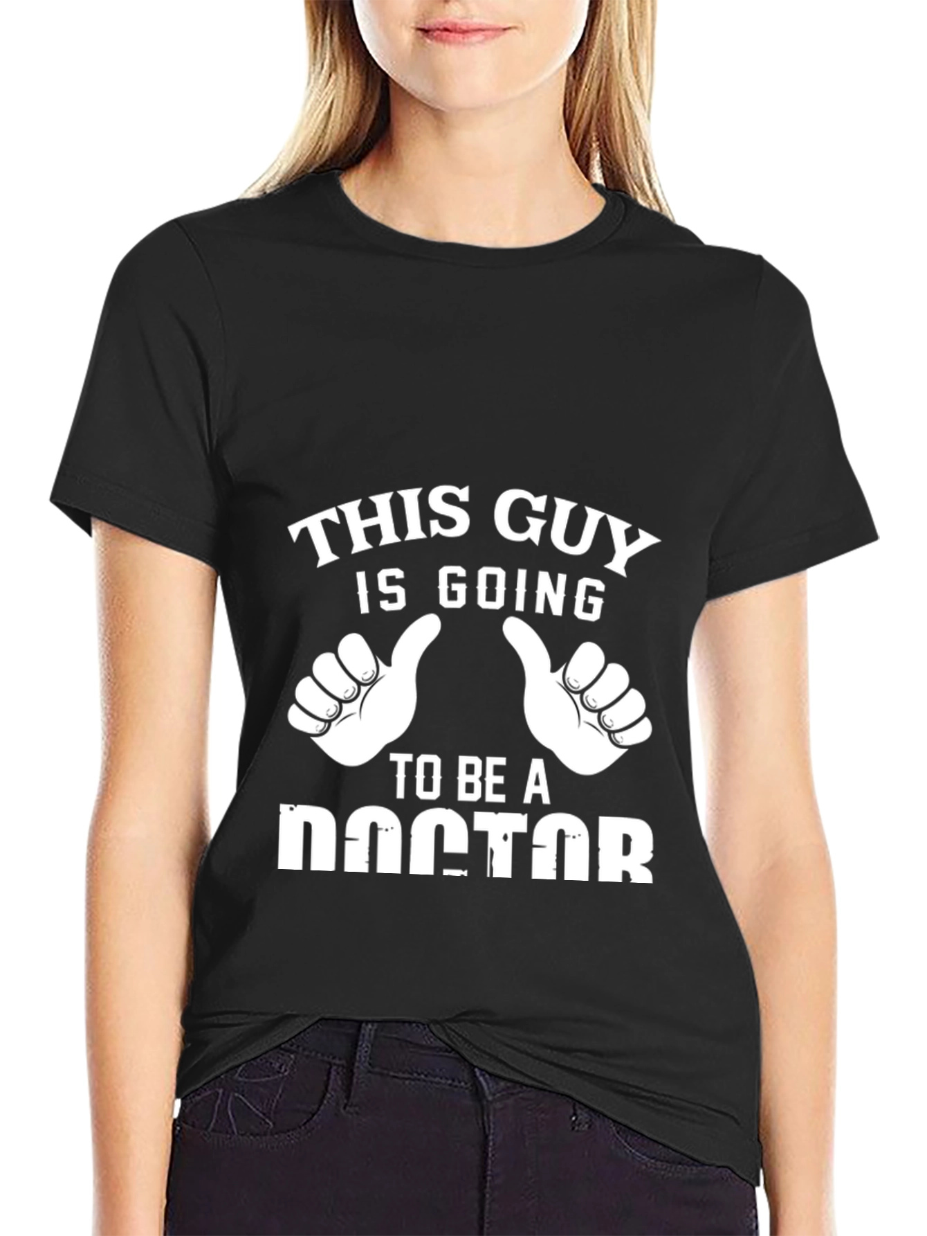 Future Doctor T-Shirt - Black Graphic Tee