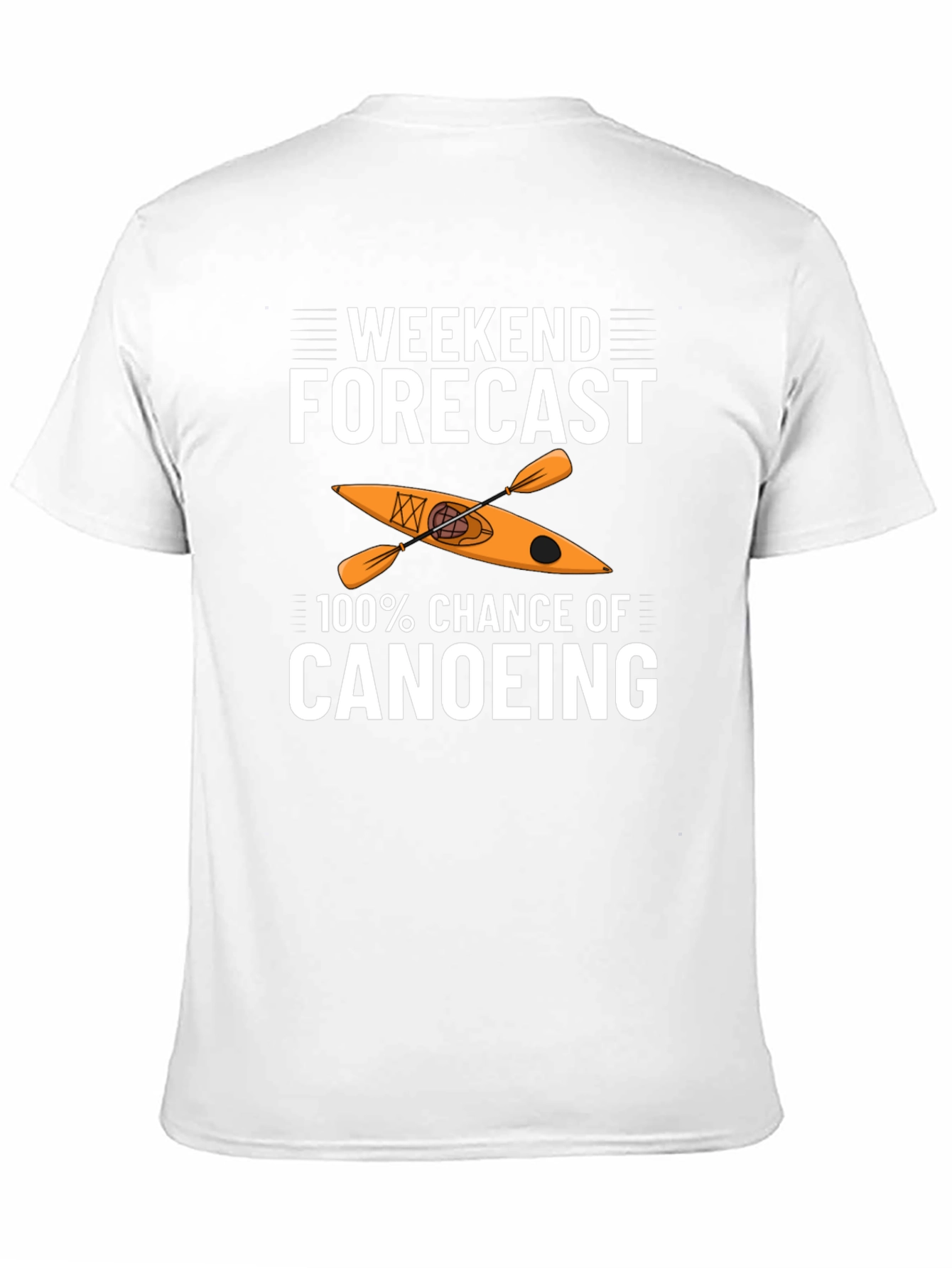 Weekend Canoeing Forecast Graphic Tee