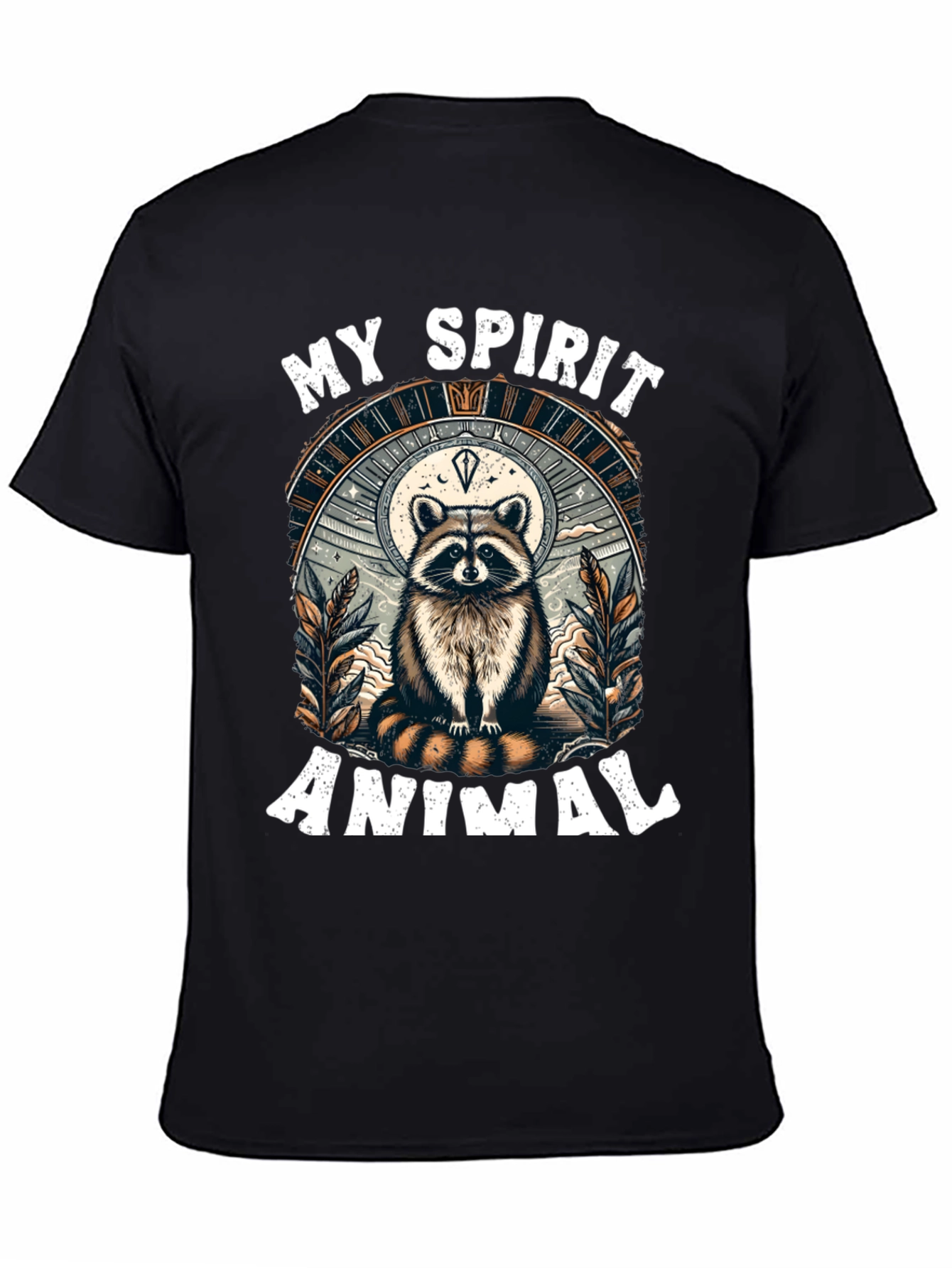 My Spirit Animal Raccoon Graphic Tee