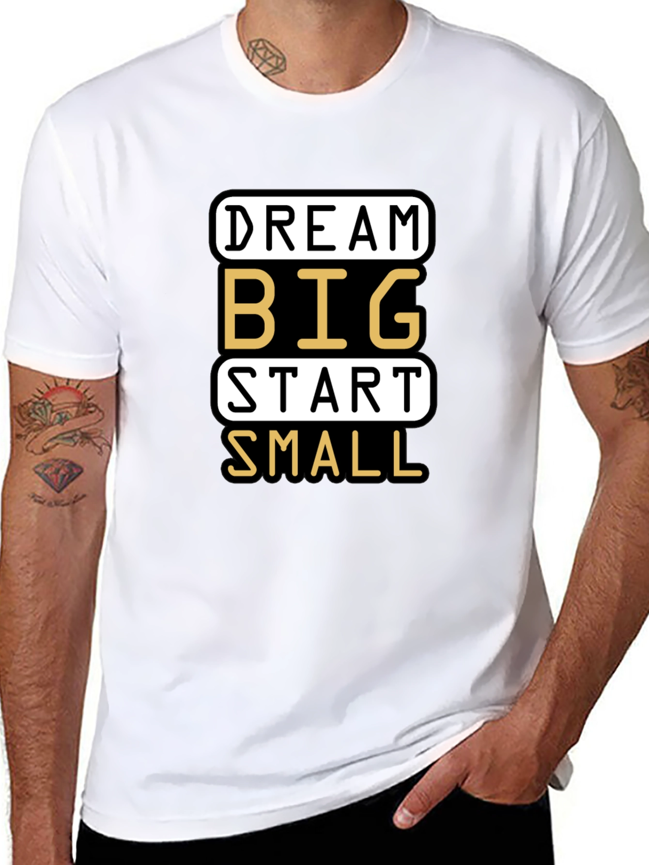 Dream Big Start Small Graphic T-Shirt