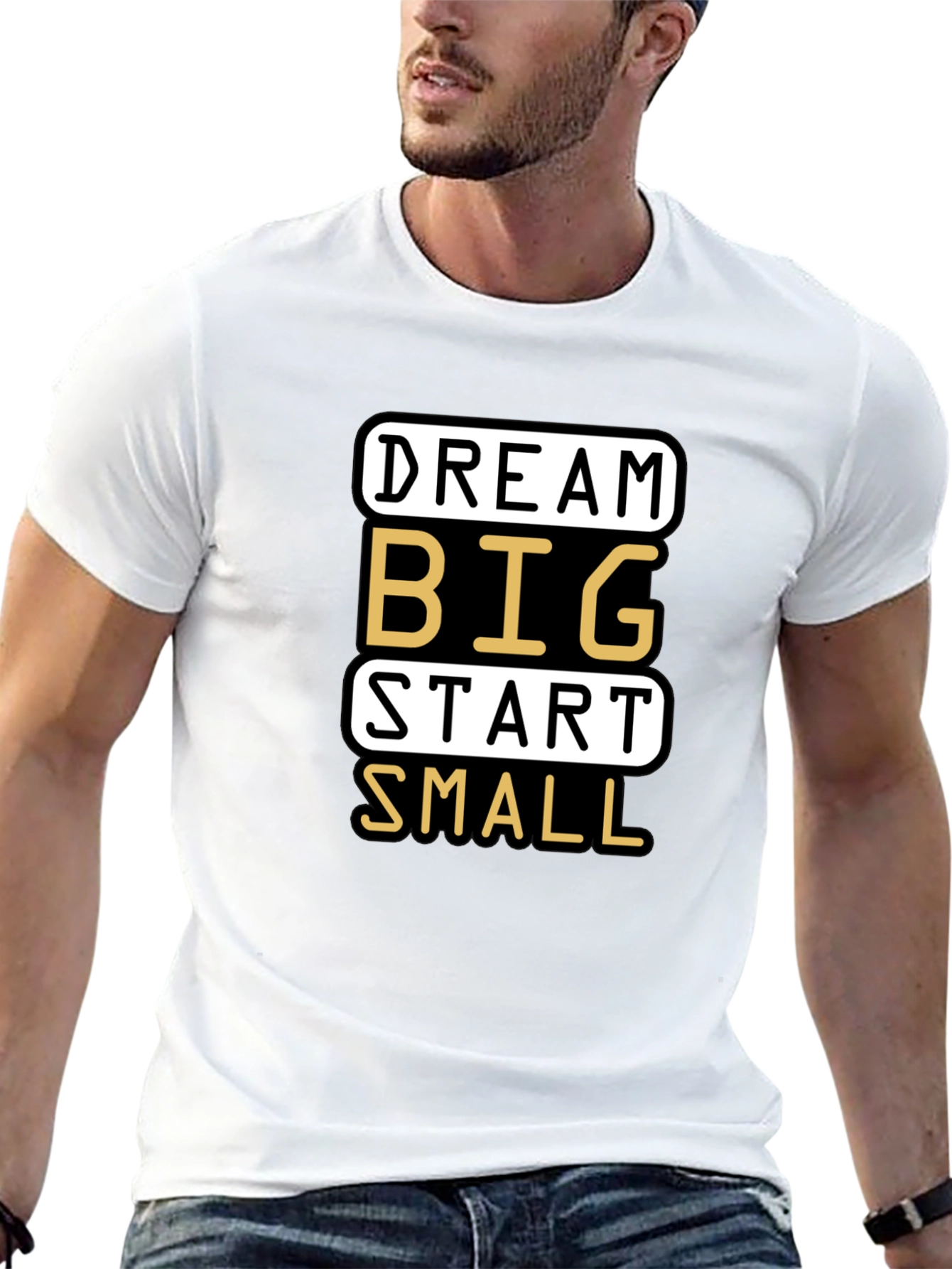 Dream Big Start Small Graphic T-Shirt