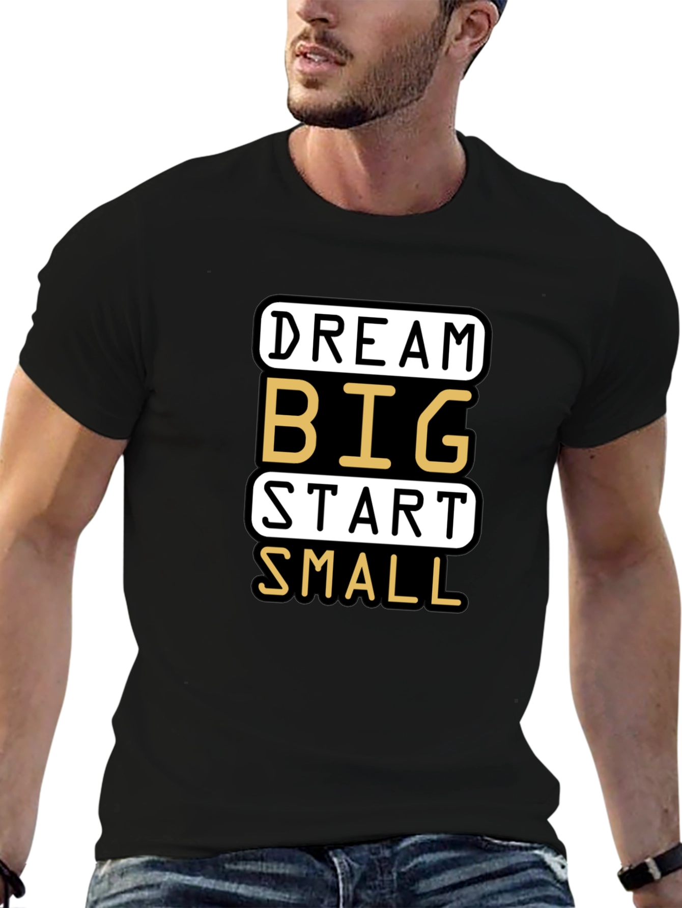 Dream Big Start Small Graphic T-Shirt