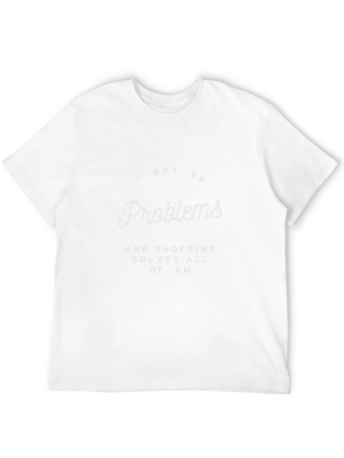 Mens 99 Problems Graphic Tee - Black