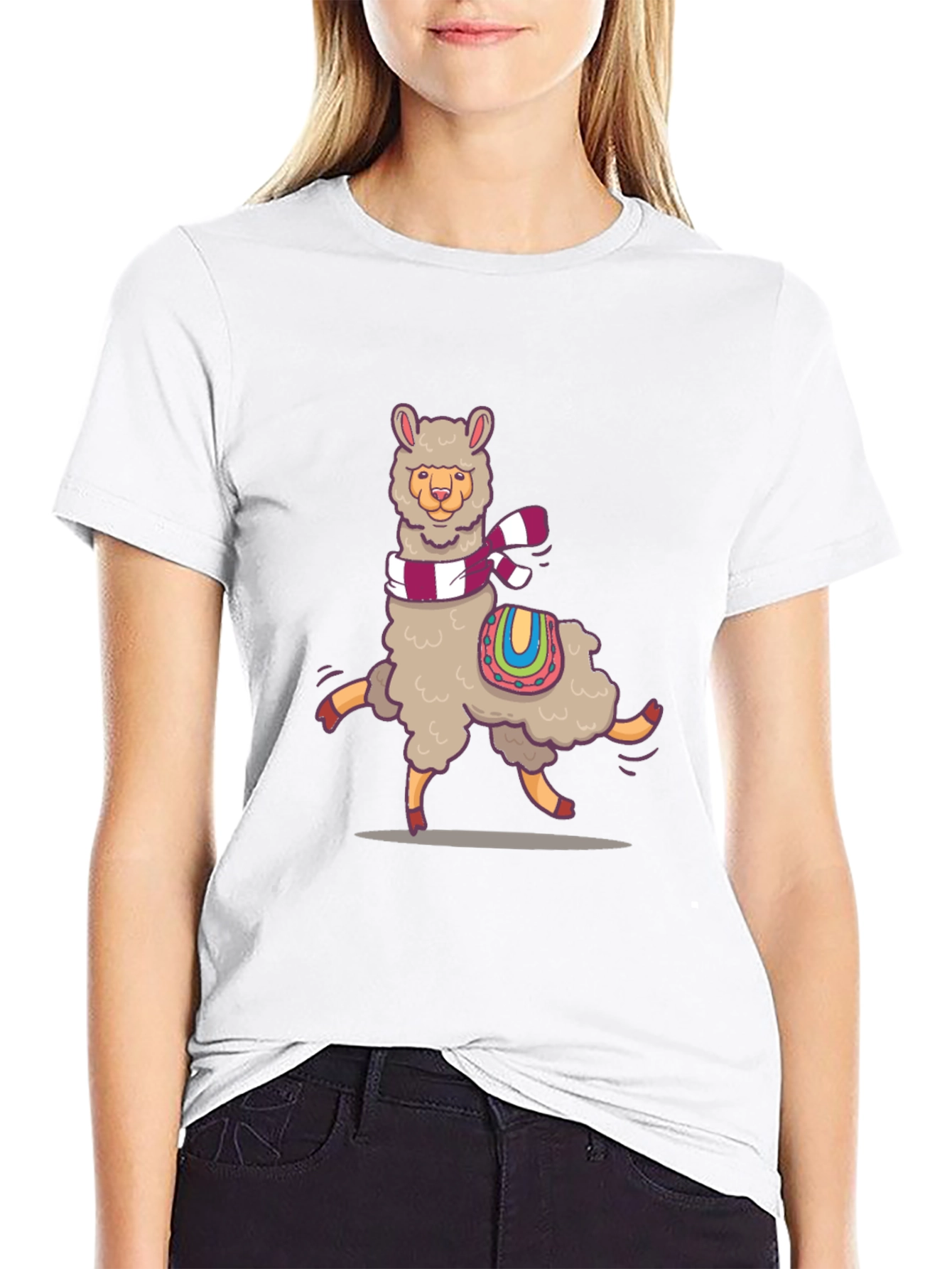 Llama Graphic Tee - Unique Design Soft Cotton