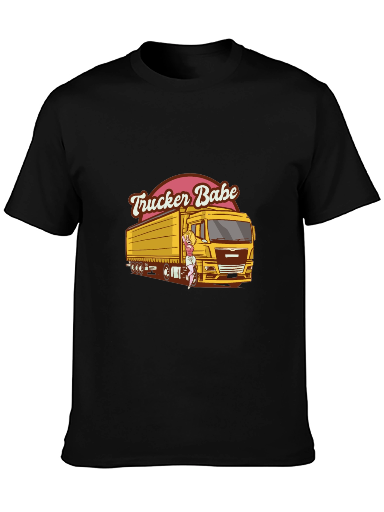 Trucker Babe Graphic T-Shirt
