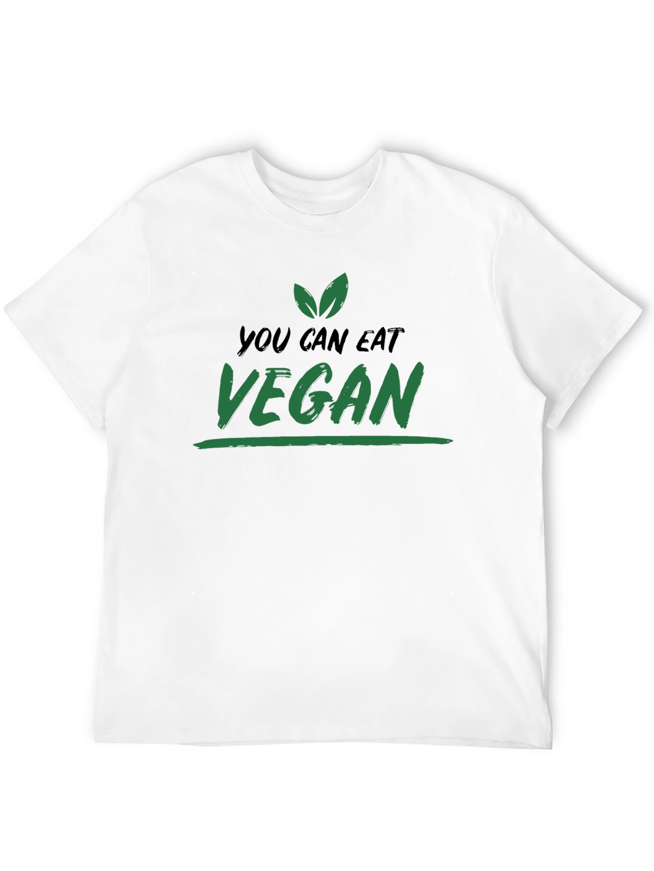 Vegan T-Shirt: You Can Eat Vegan - Black