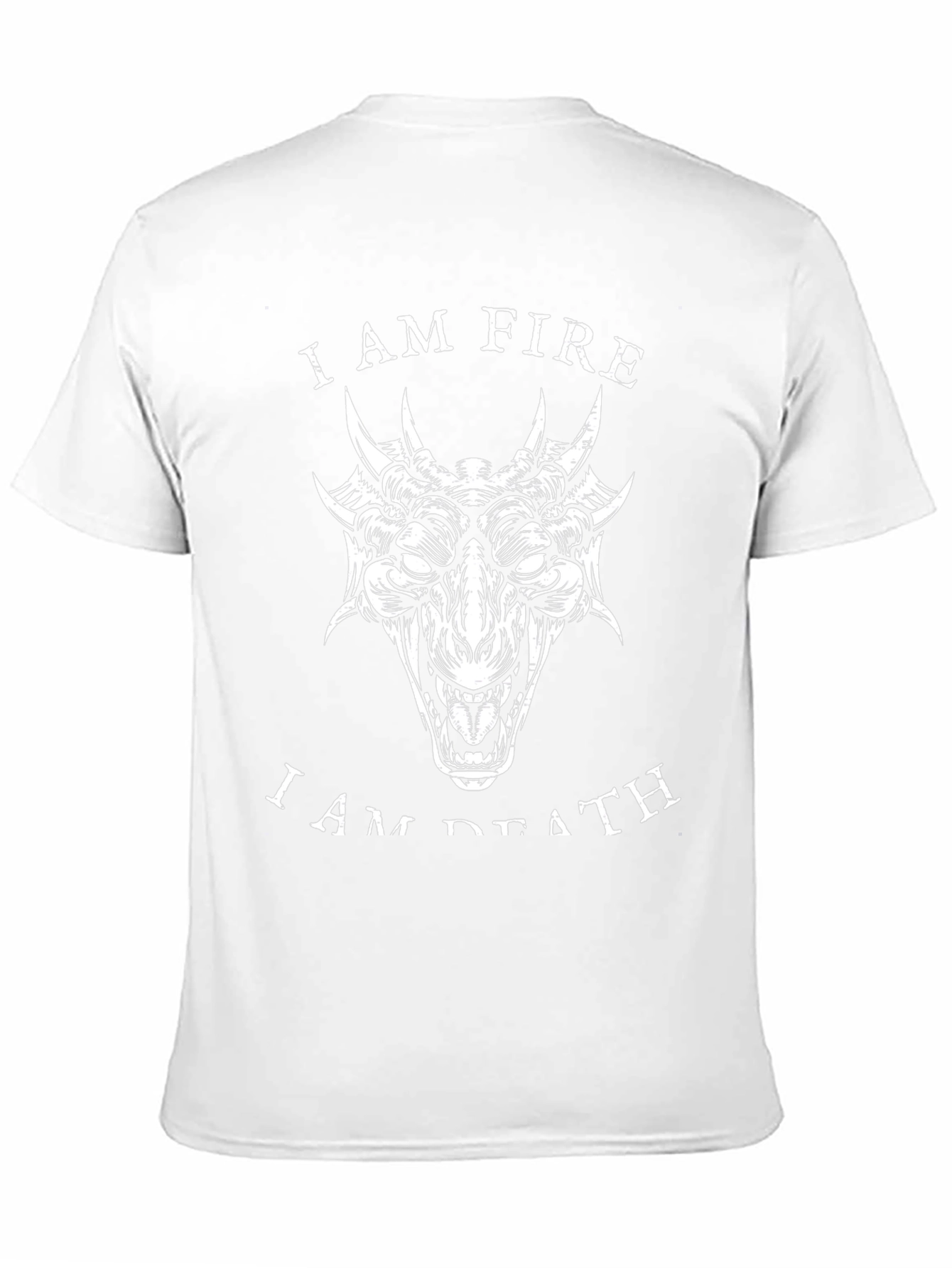 I Am Fire I Am Death Dragon Graphic Tee