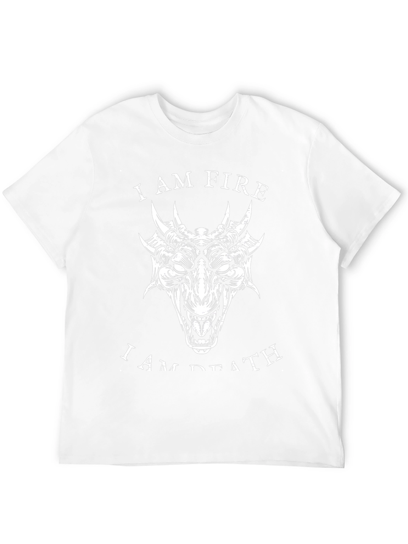 I Am Fire I Am Death Dragon Graphic Tee