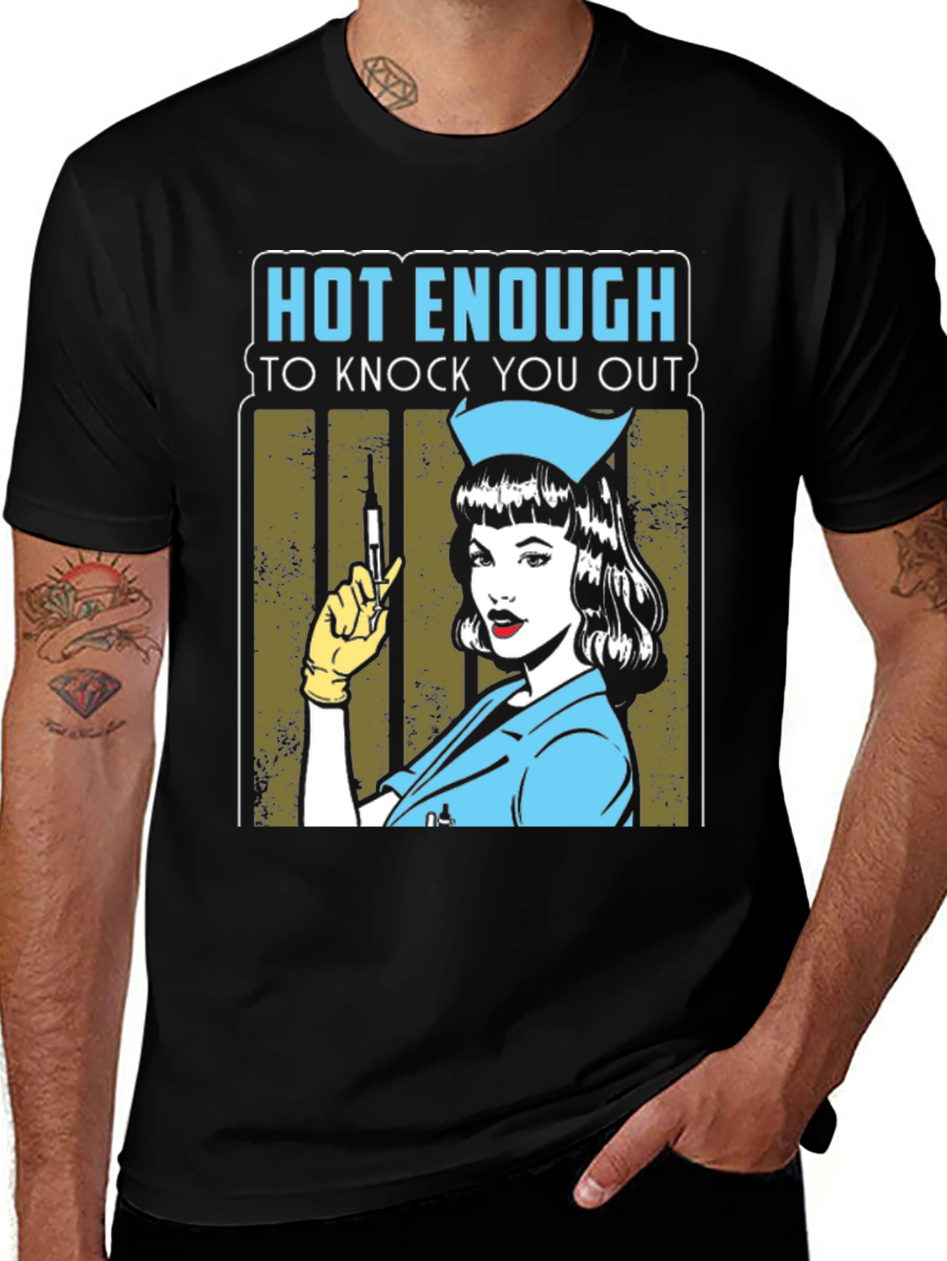 Hot Enough Nurse T-Shirt