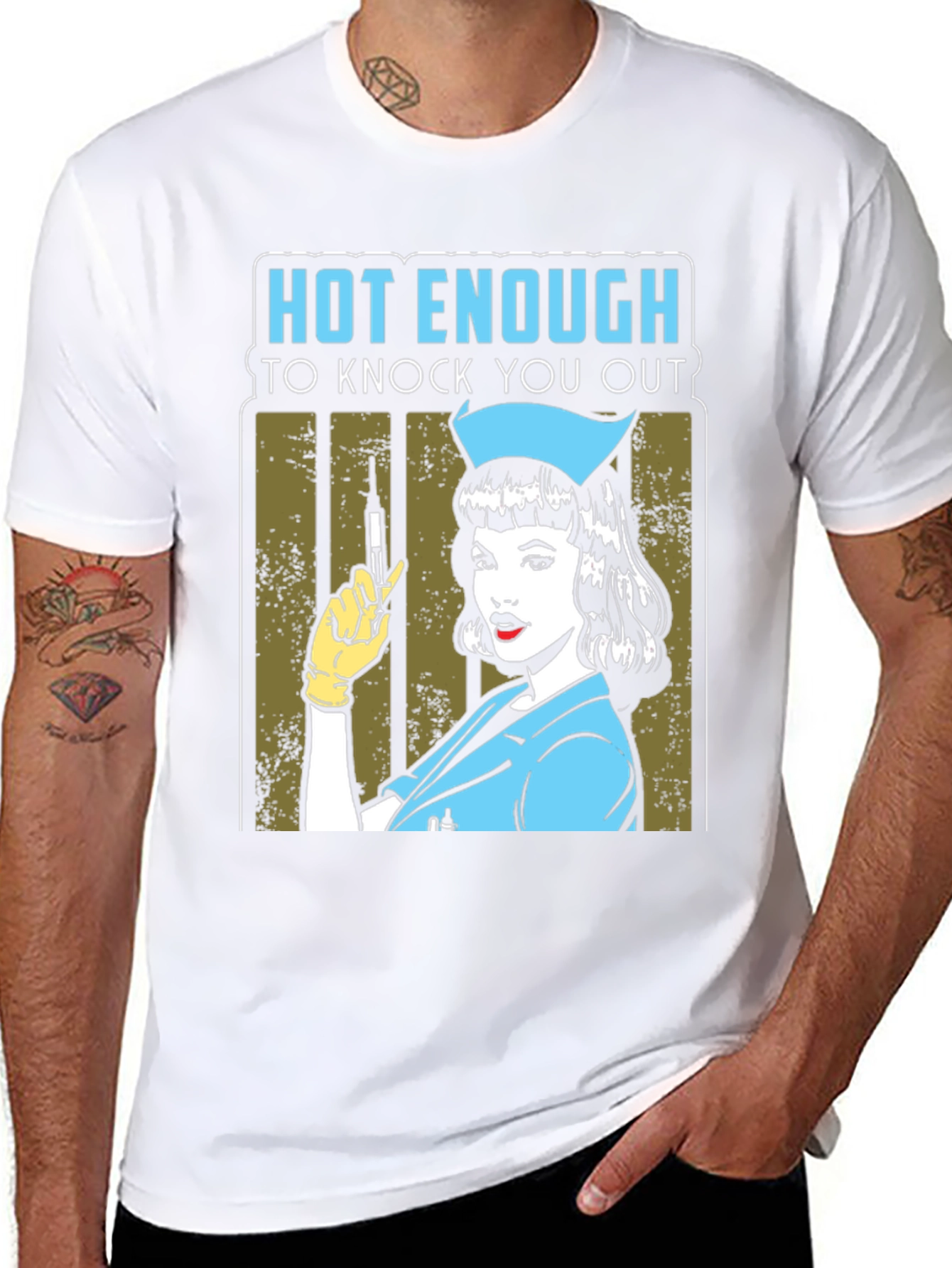 Hot Enough Nurse T-Shirt