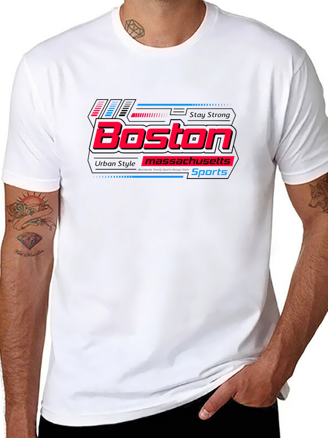 Boston Massachusetts Sports Graphic Tee