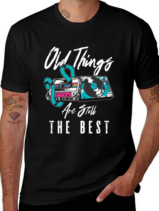 Retro Music T-Shirt - Old Things Are Still The Best!