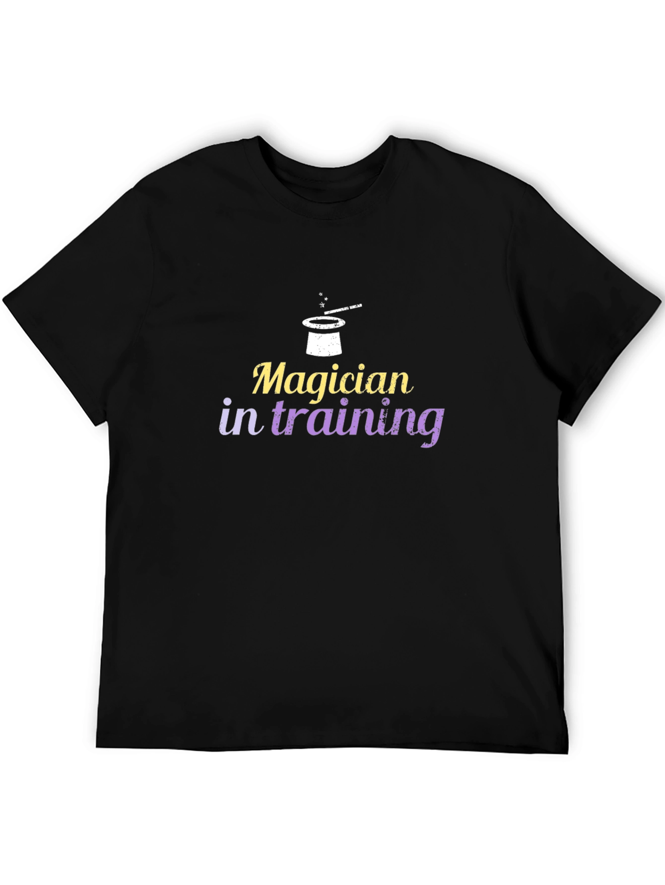 Magician in Training Black Graphic T-Shirt