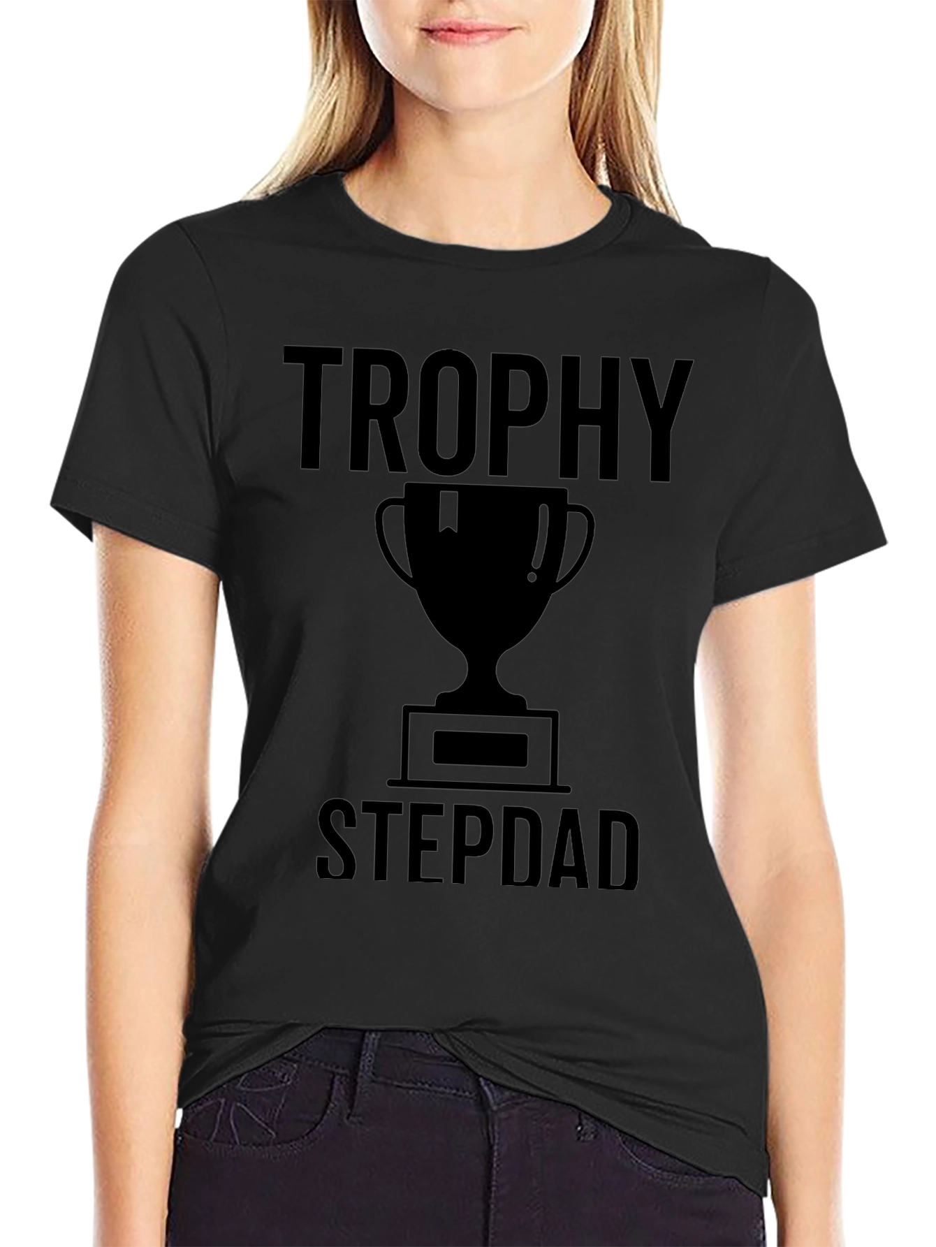 Trophy Stepdad Graphic T-Shirt