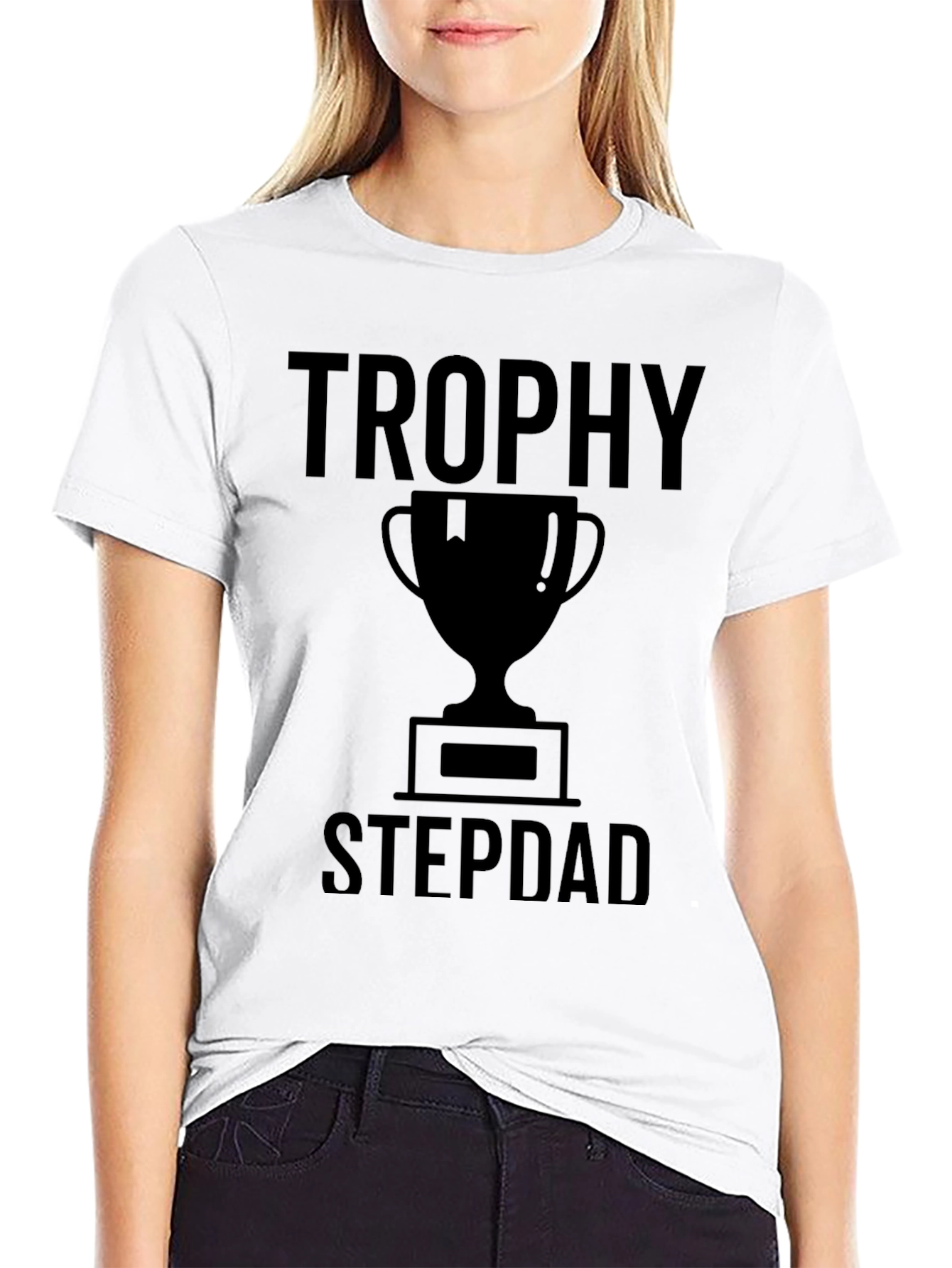 Trophy Stepdad Graphic T-Shirt