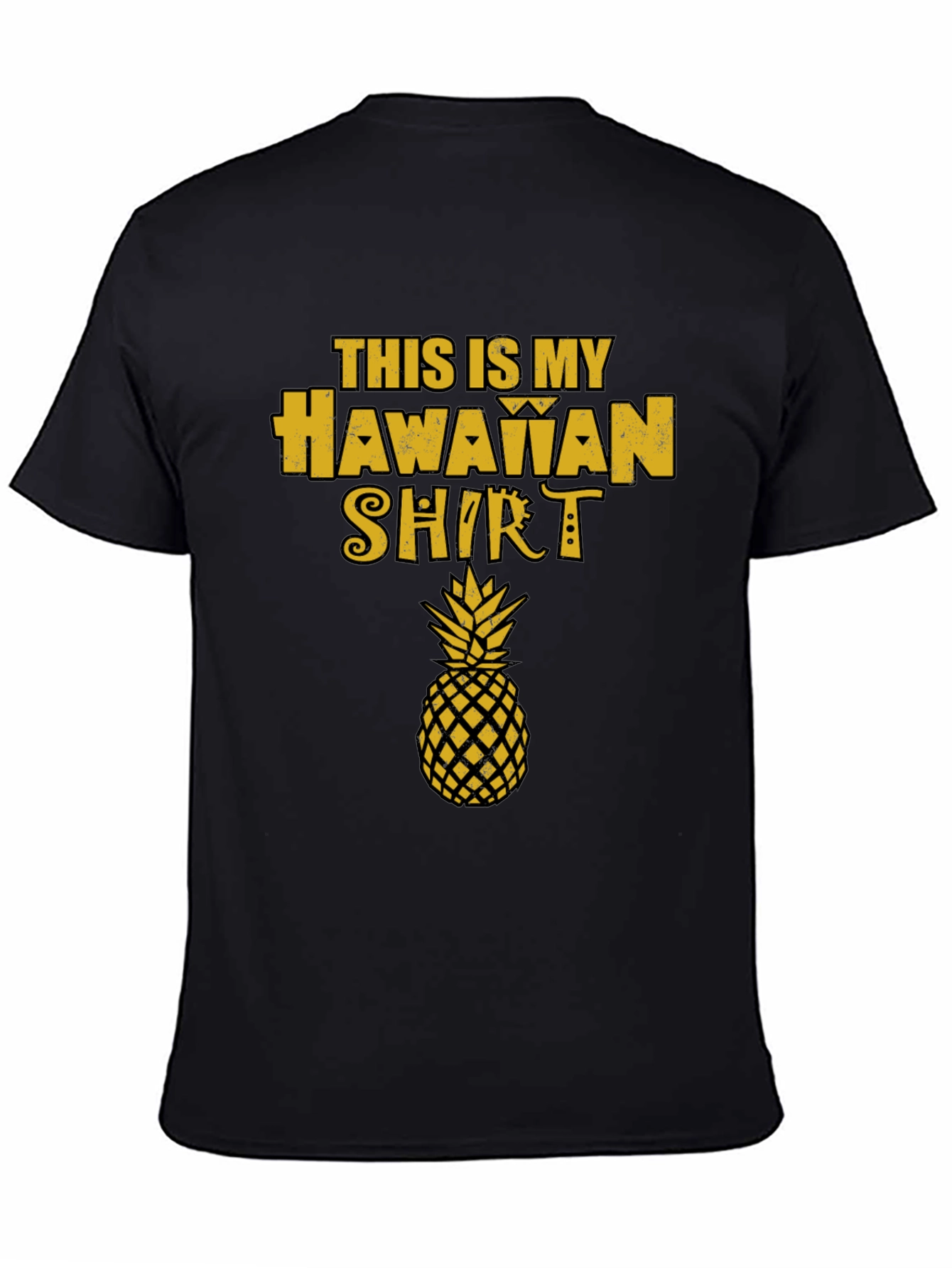 Hawaiian Shirt Graphic Tee - Pineapple Design