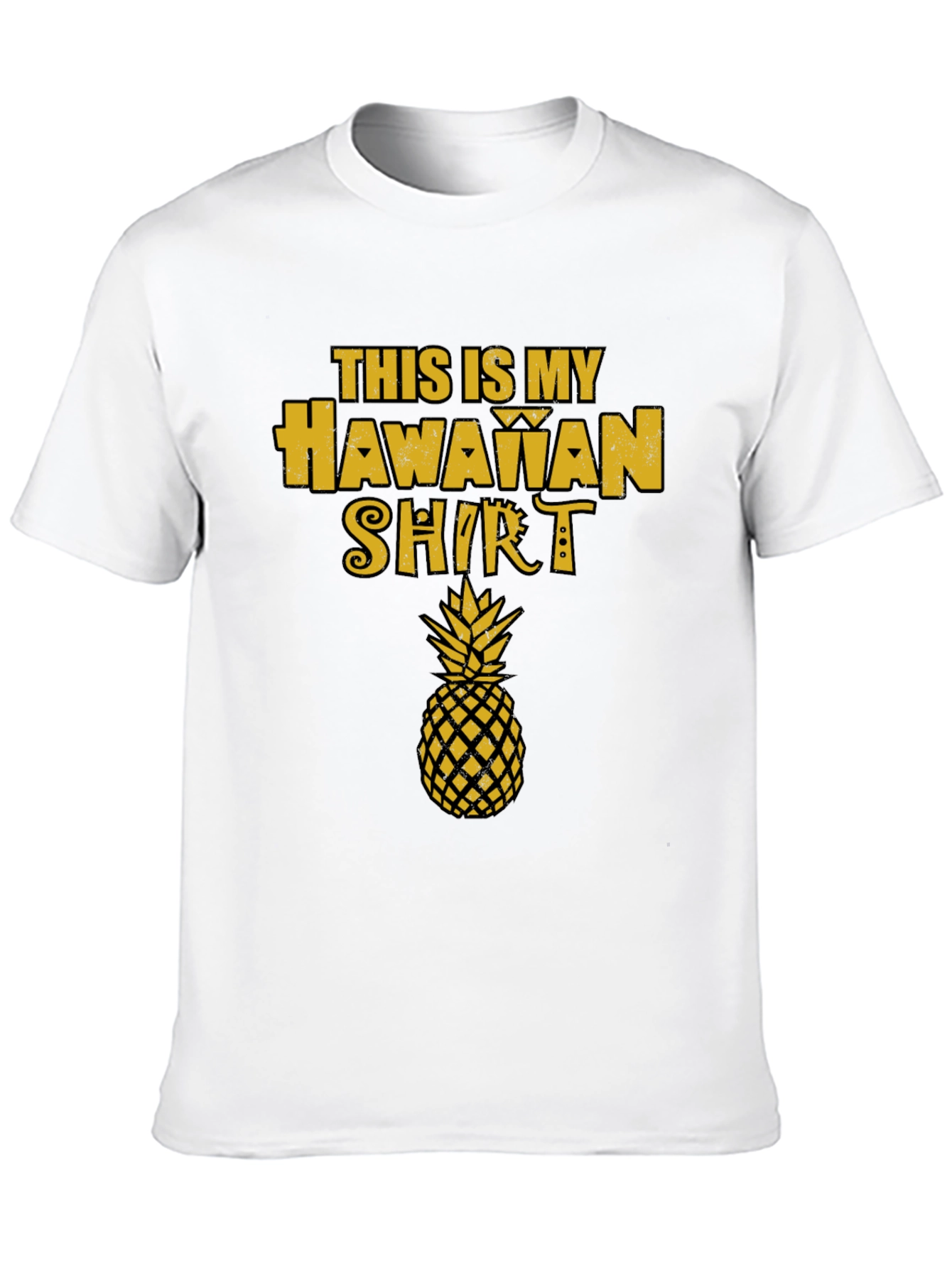 Hawaiian Shirt Graphic Tee - Pineapple Design