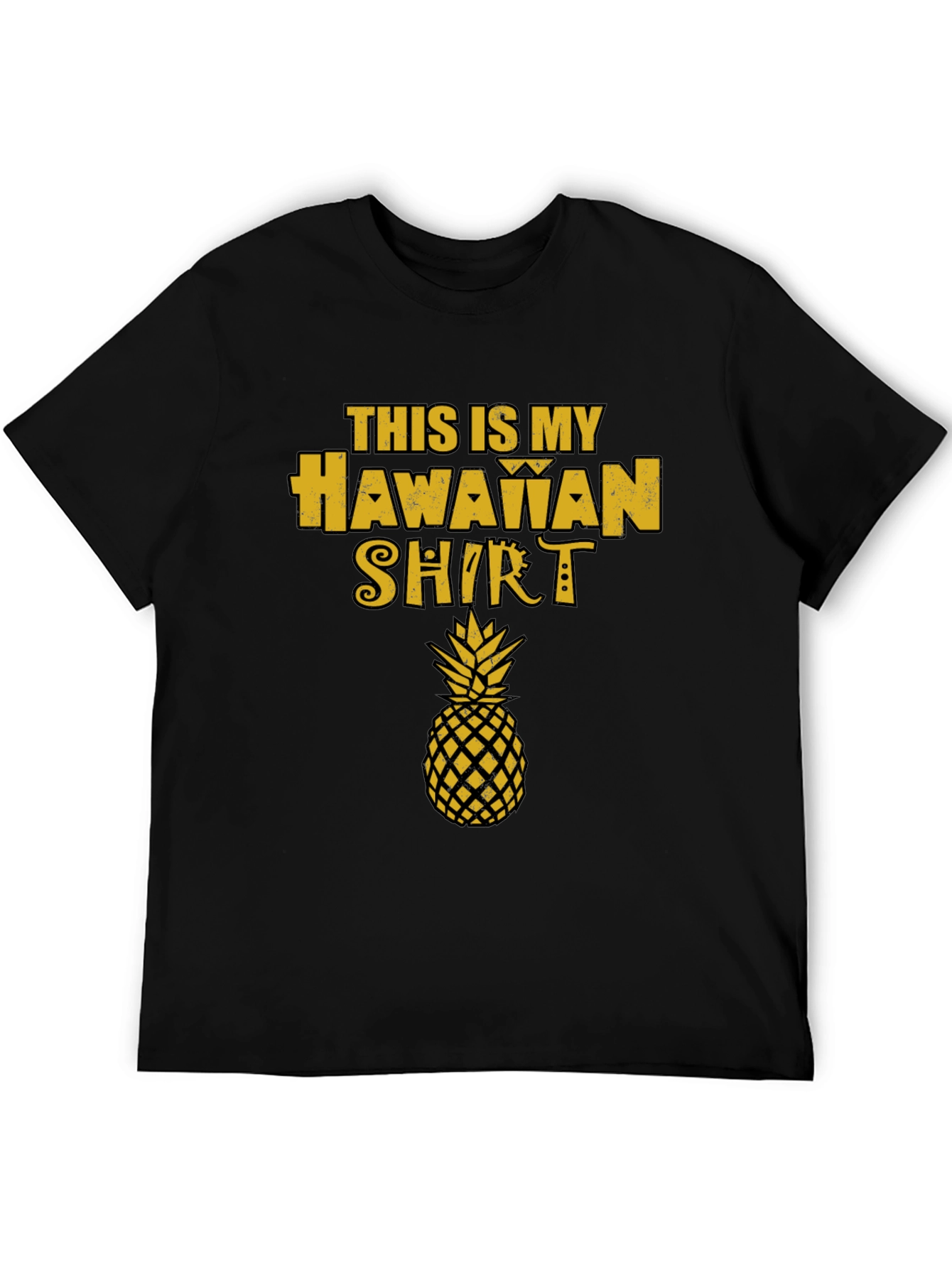 Hawaiian Shirt Graphic Tee - Pineapple Design