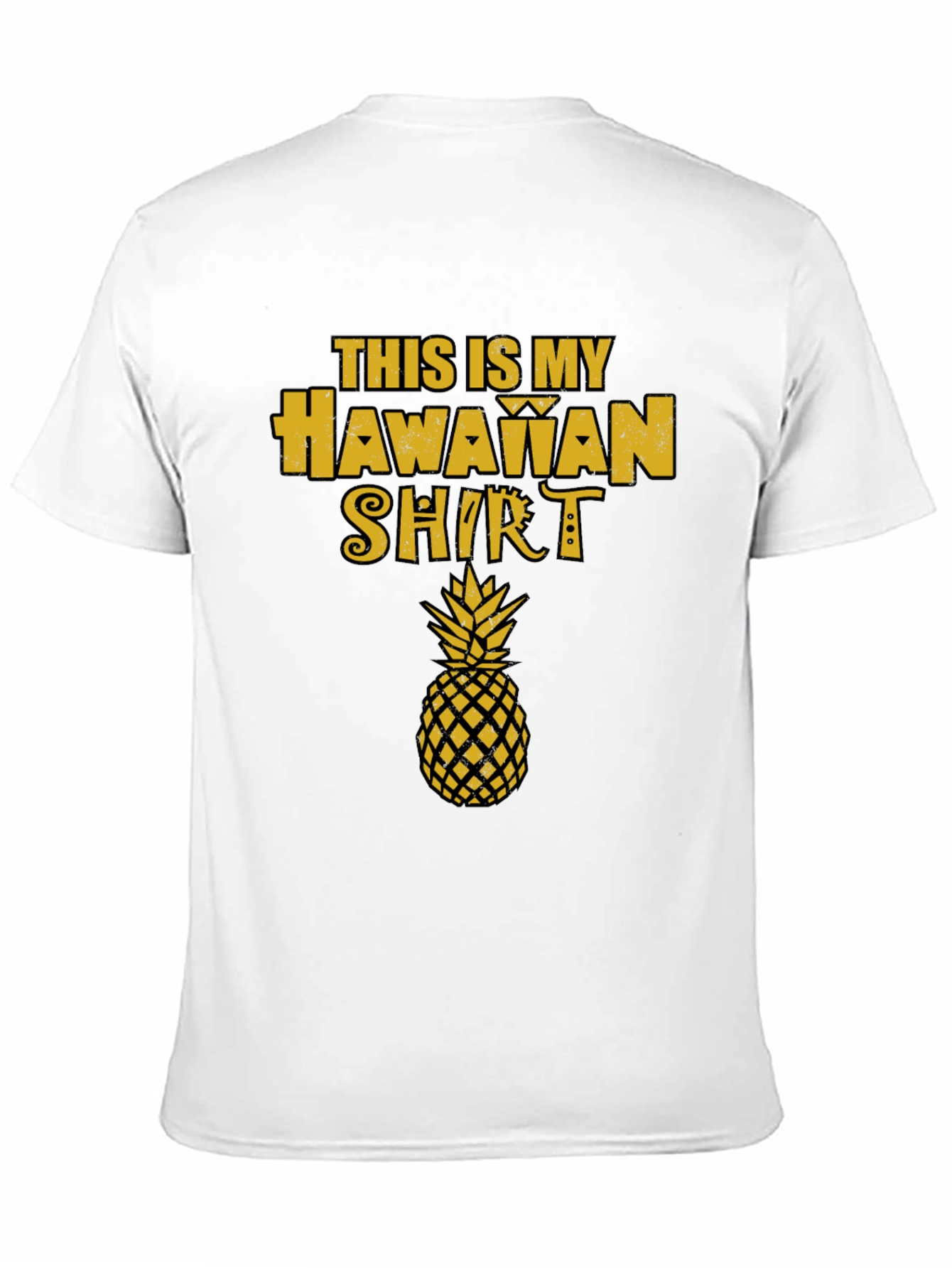Hawaiian Shirt Graphic Tee - Pineapple Design