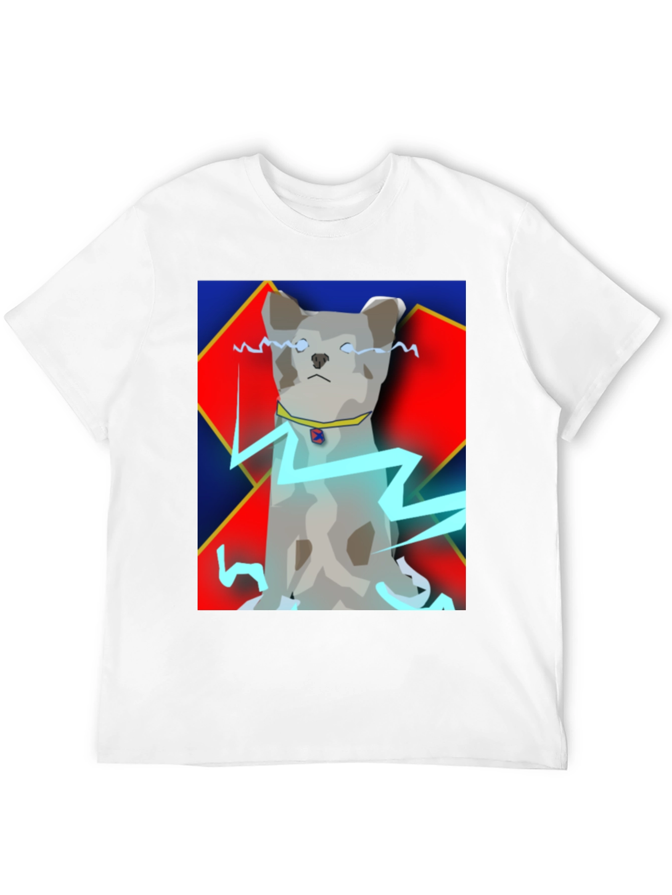 Electric Dog T-Shirt - Quirky Pet Power Tee