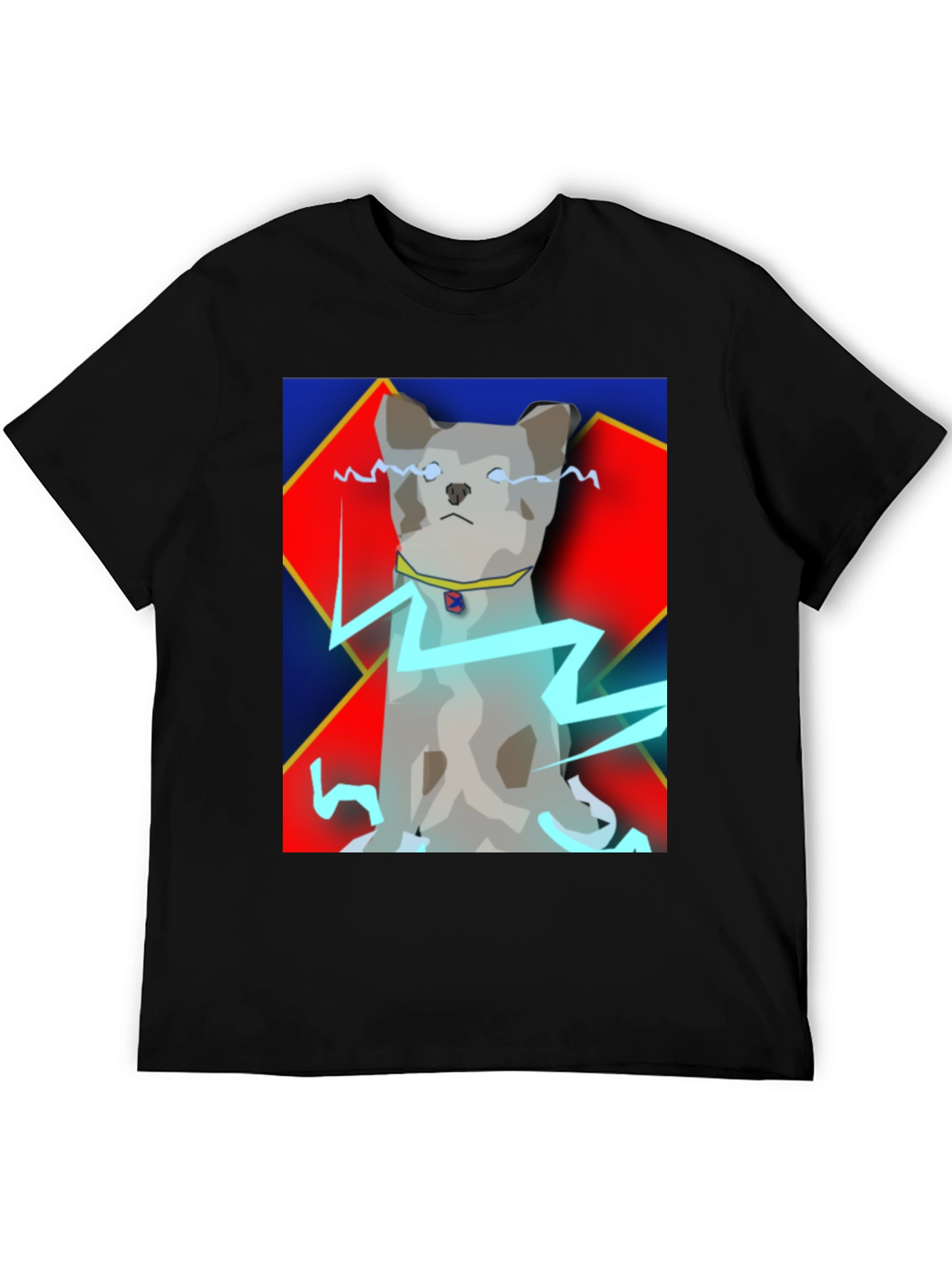 Electric Dog T-Shirt - Quirky Pet Power Tee
