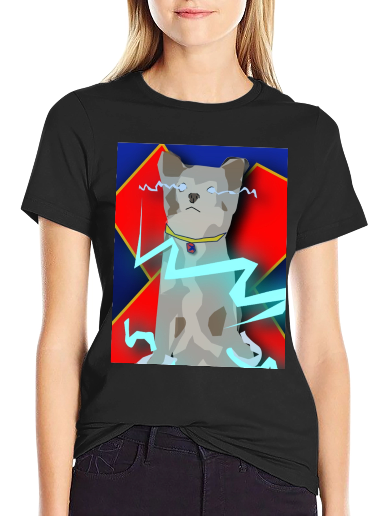 Electric Dog T-Shirt - Quirky Pet Power Tee