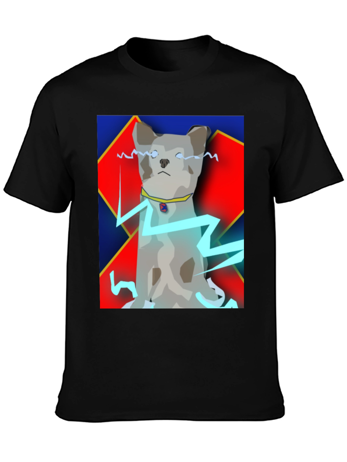 Electric Dog T-Shirt - Quirky Pet Power Tee
