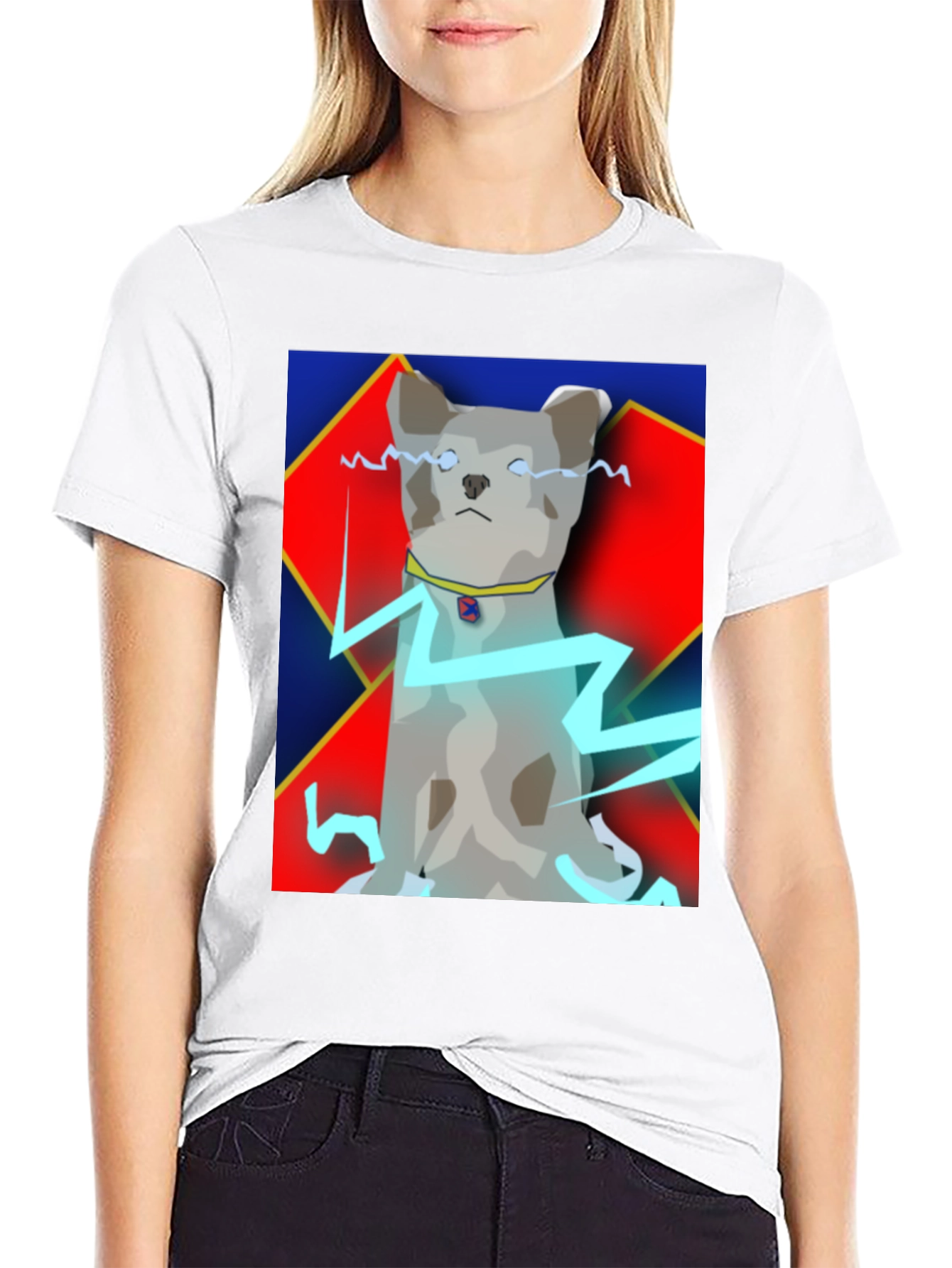 Electric Dog T-Shirt - Quirky Pet Power Tee