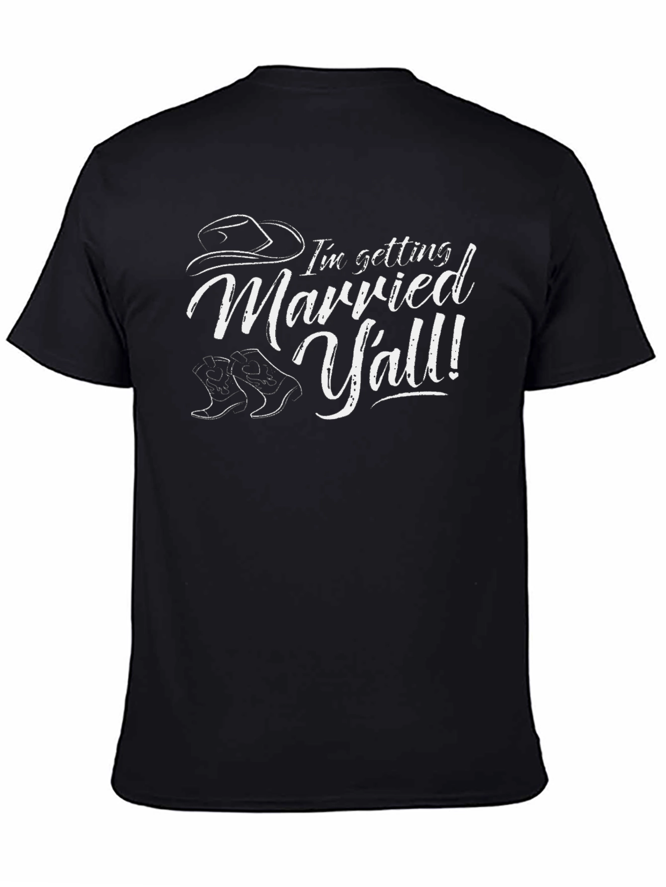 Im Getting Married Yall! Black T-Shirt