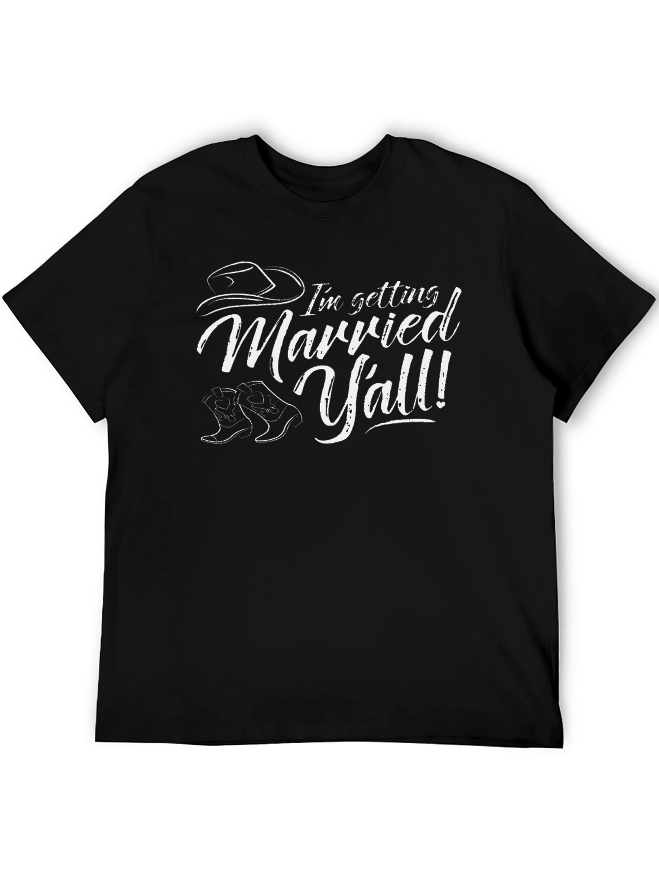 Im Getting Married Yall! Black T-Shirt