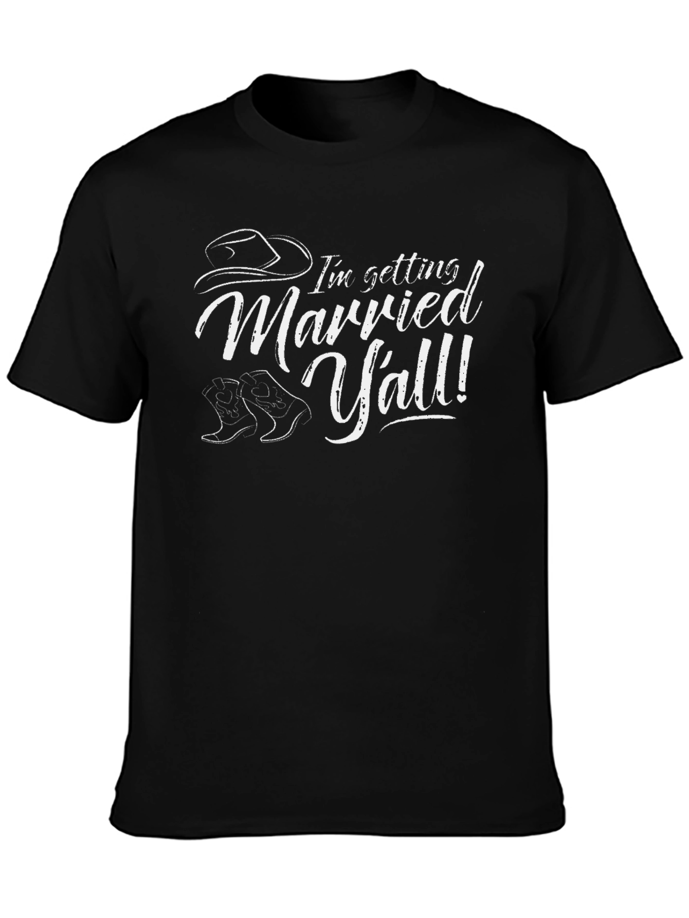 Im Getting Married Yall! Black T-Shirt
