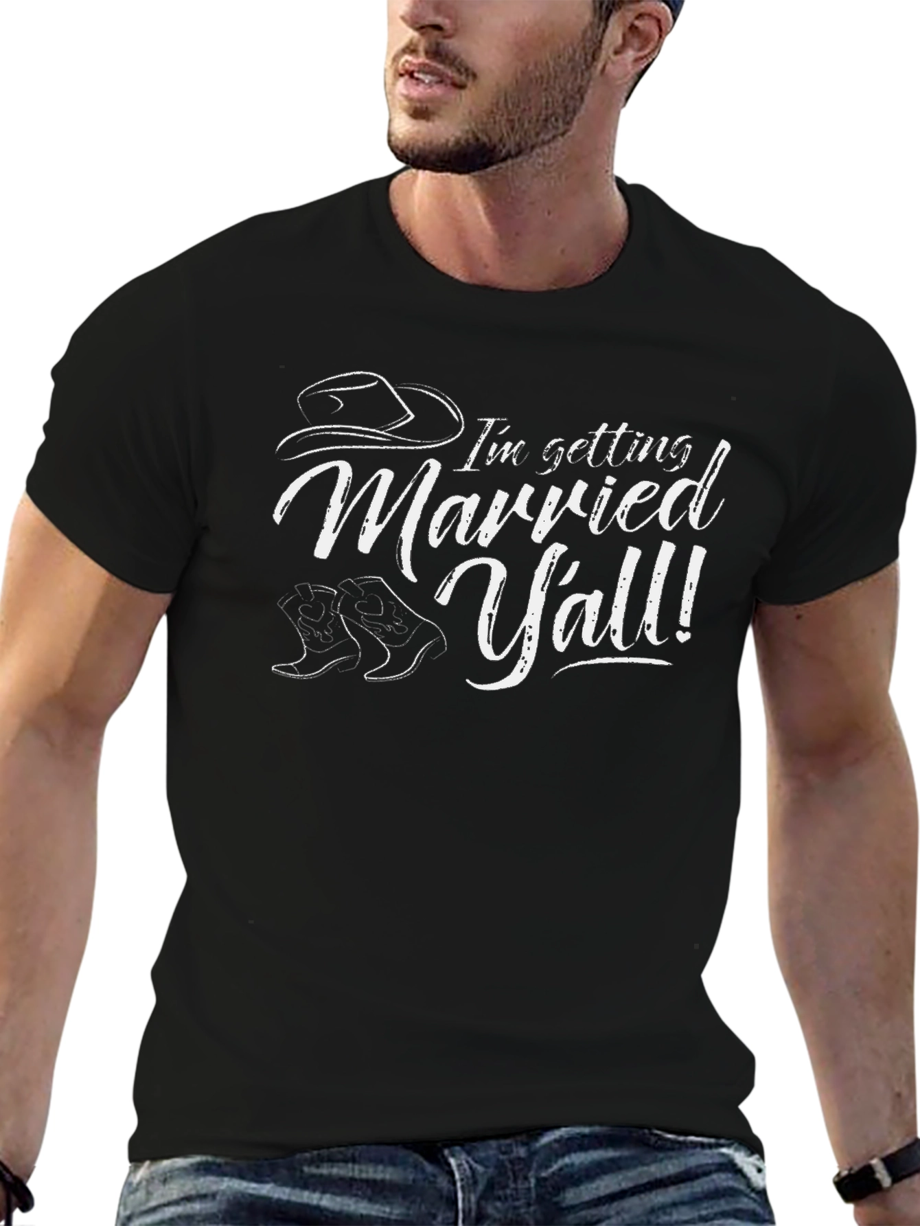 Im Getting Married Yall! Black T-Shirt