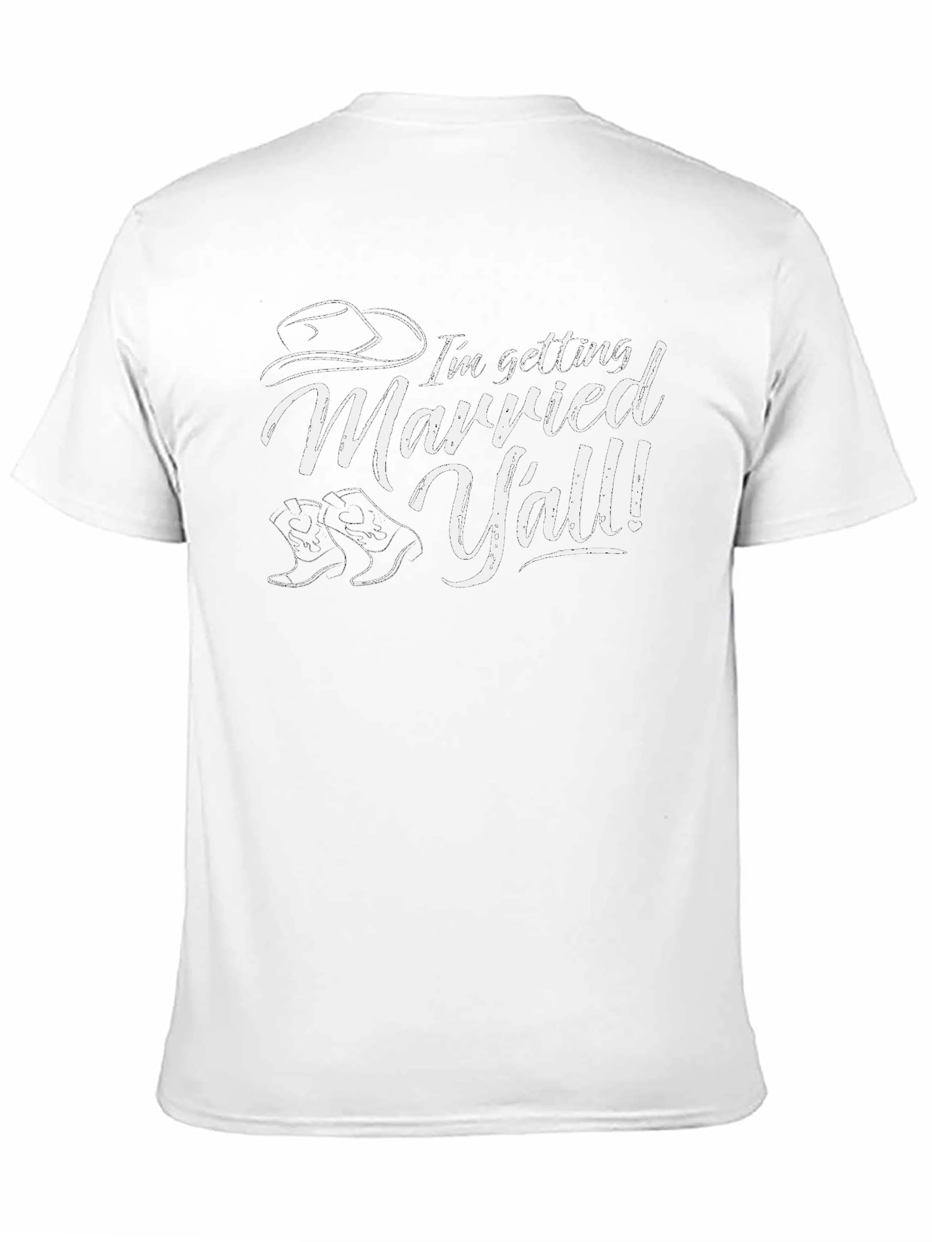 Im Getting Married Yall! Black T-Shirt